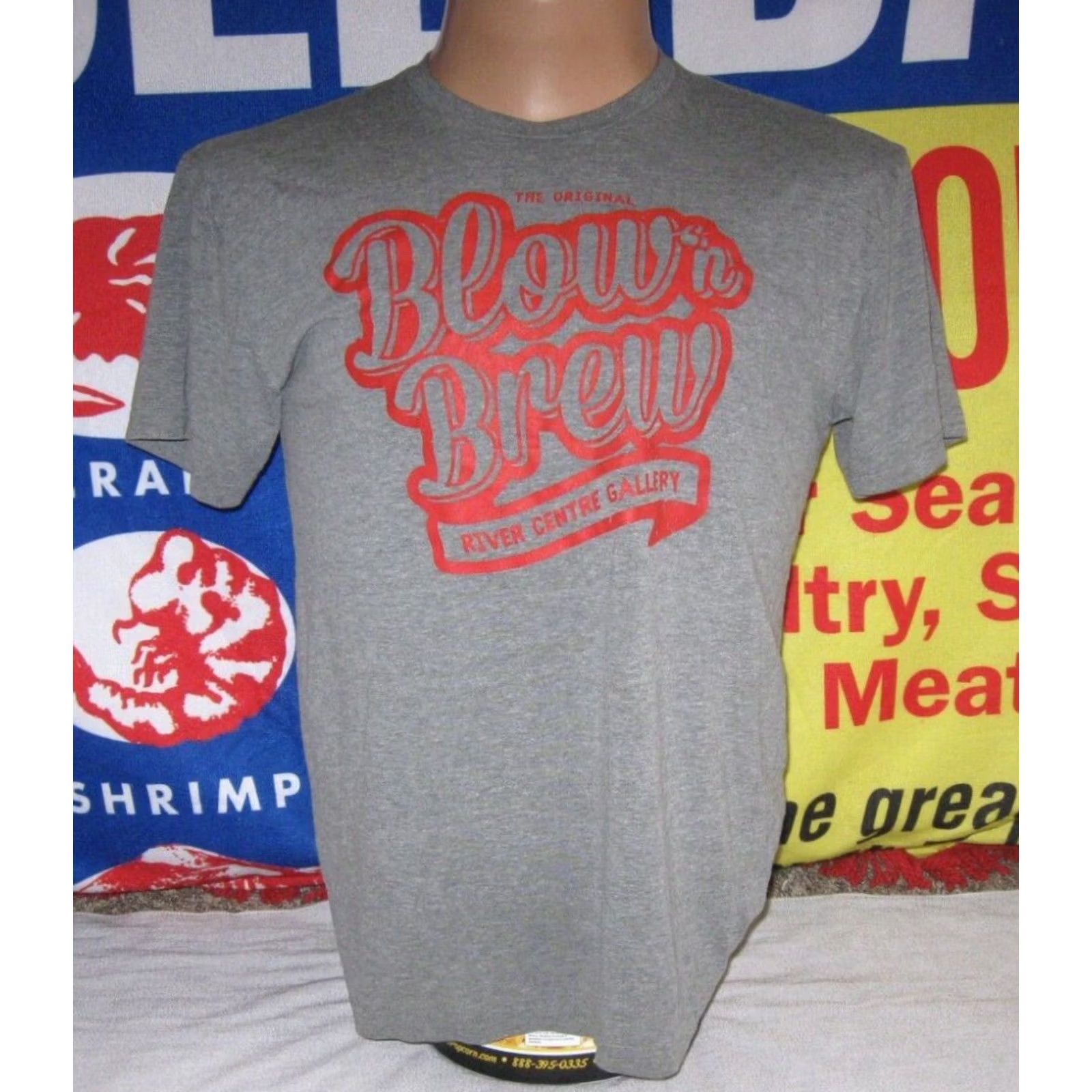 Next Level BLOW N' BREW Toledo Ohio Glass ART BEER River Centre Gallery T Shirt Men's MED Size US M / EU 48-50 / 2 - 2 Thumbnail