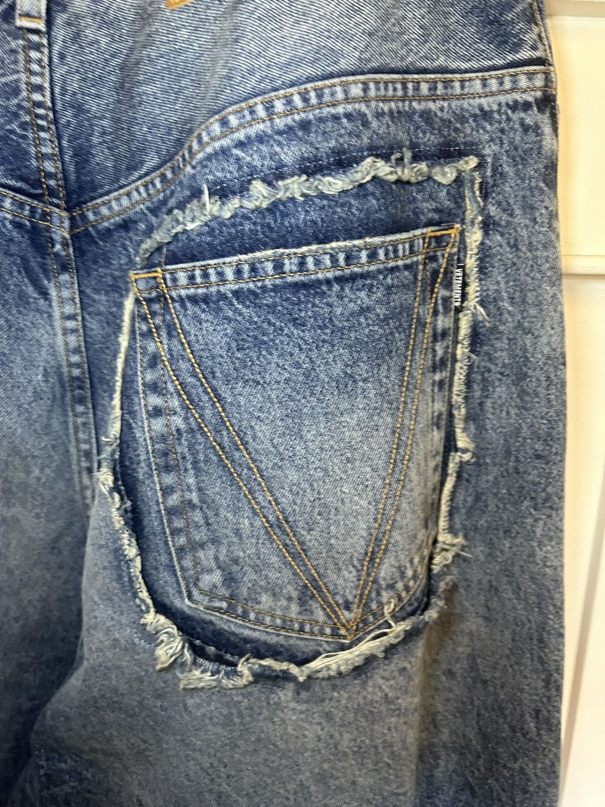 Vetements Vetements baggy patched knee distressed jeans Size US 34 / EU 50 - 12 Thumbnail