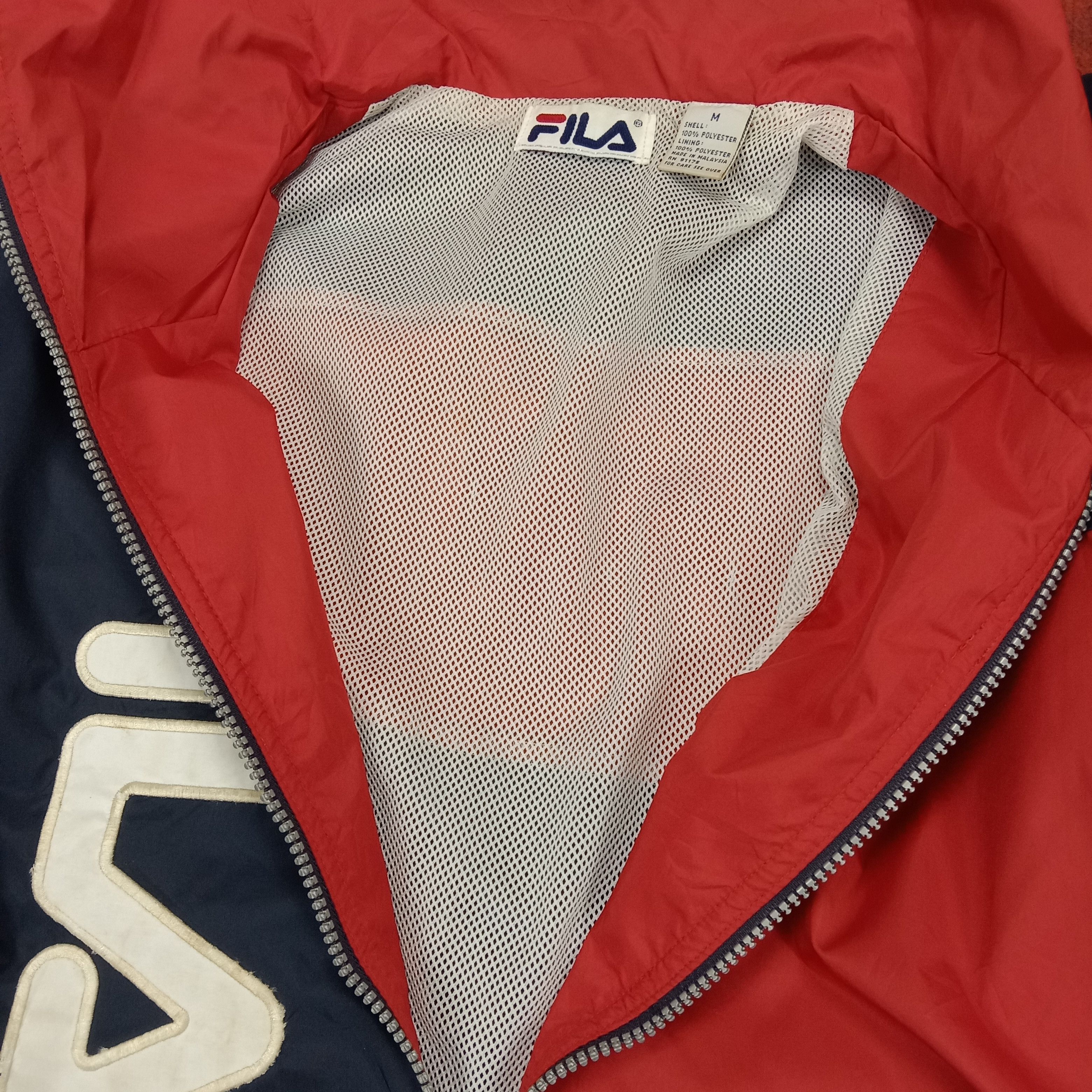 Fila × Vintage Fila Sportswear Style Windbreaker Jacket Size US XL / EU 56 / 4 - 10 Thumbnail