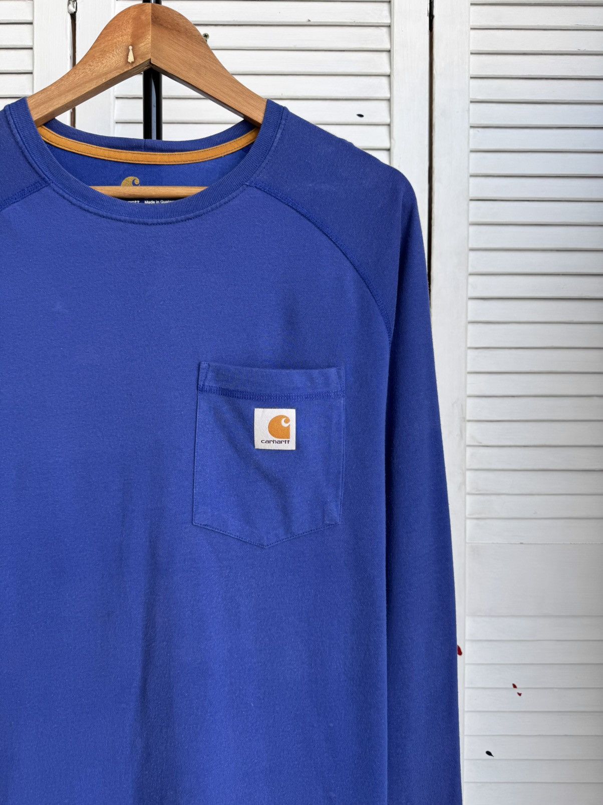 Carhartt Carhartt Relaxed Fit Blue Long Sleeve Pocket Shirt Workwear Size US L / EU 52-54 / 3 - 4 Thumbnail