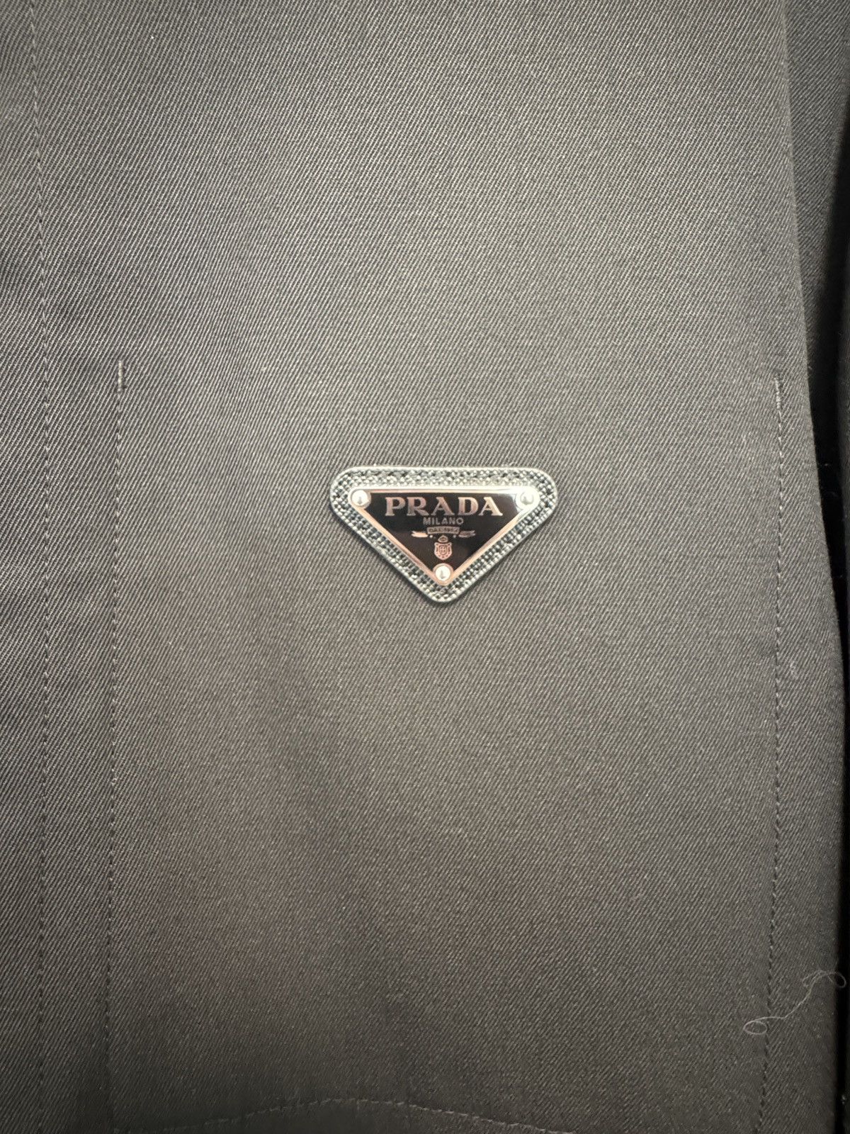 Prada Prada Gabardine Wool Hooded Jacket Size US M / EU 48-50 / 2 - 3 Thumbnail
