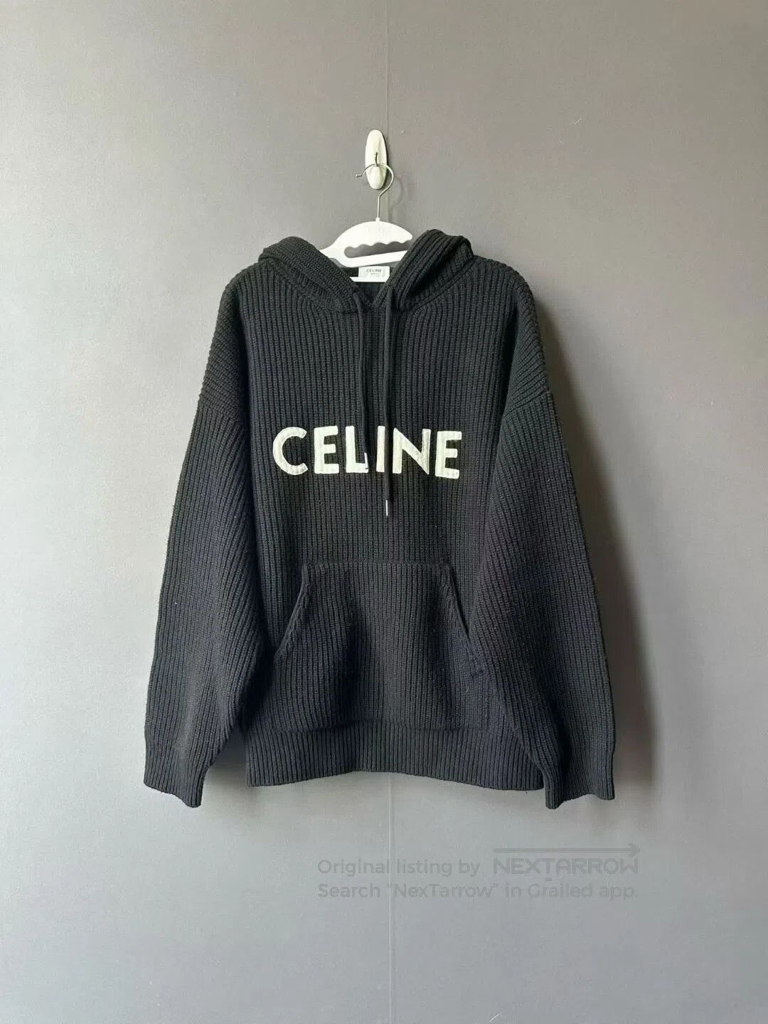 Celine CELINE Black Knit Hoodie| Size US XS / EU 42 / 0 - 1 Thumbnail