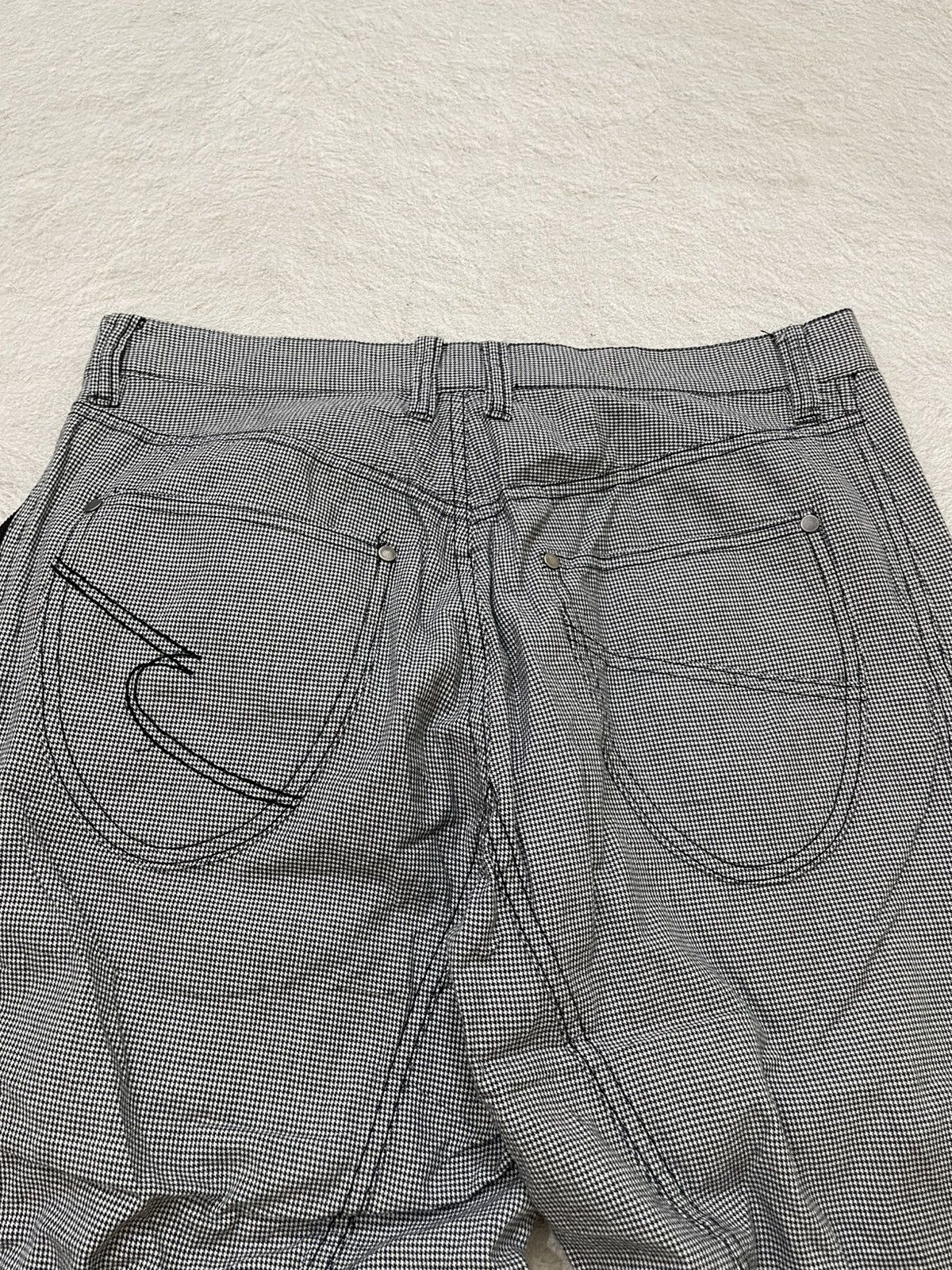 semanticdesign Semantic Archive Technical Plaid Pants with Padded Hem Y2K Size US 31 - 8 Thumbnail
