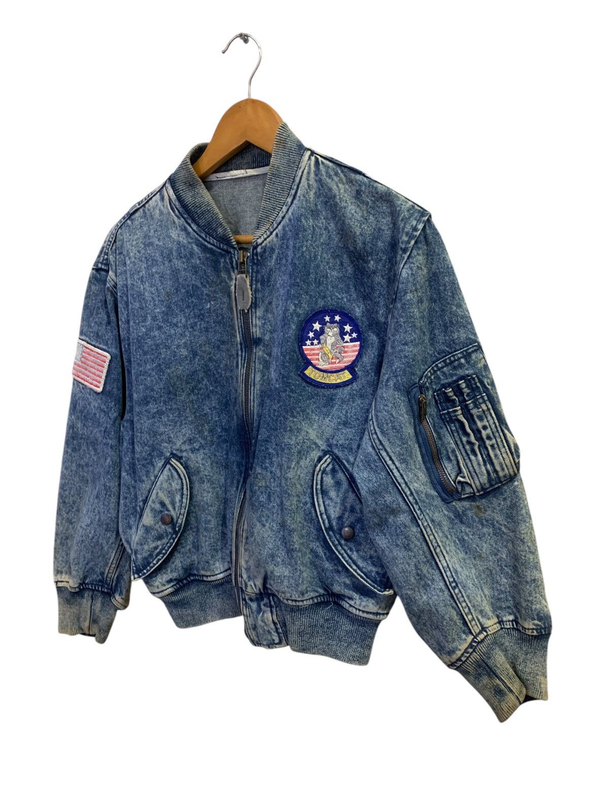 Vintage Vintage Tomcat Ma-1 Bomber Jacket Size US M / EU 48-50 / 2 - 3 Thumbnail