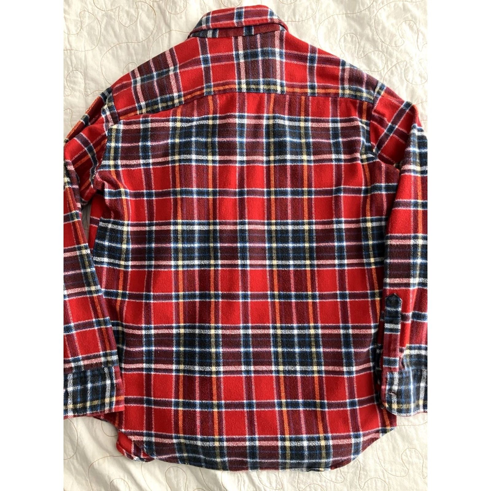 Vintage VINTAGE VIP Flannel Shirt Mens Size Large Button-Down Red Plaid Cotton Shirt Size US L / EU 52-54 / 3 - 3 Thumbnail
