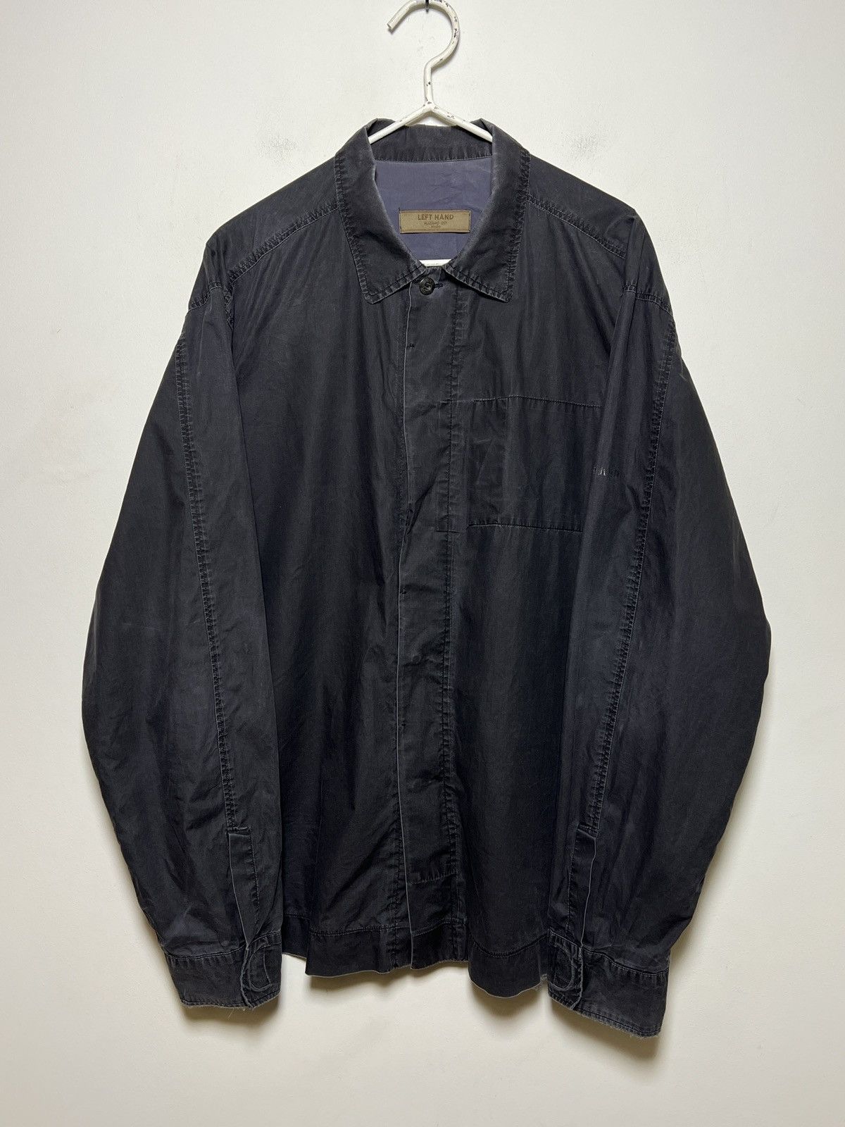 Left Hand Left Hand by Massimo Osti Faded Black shirt Size US L / EU 52-54 / 3 - 1 Thumbnail