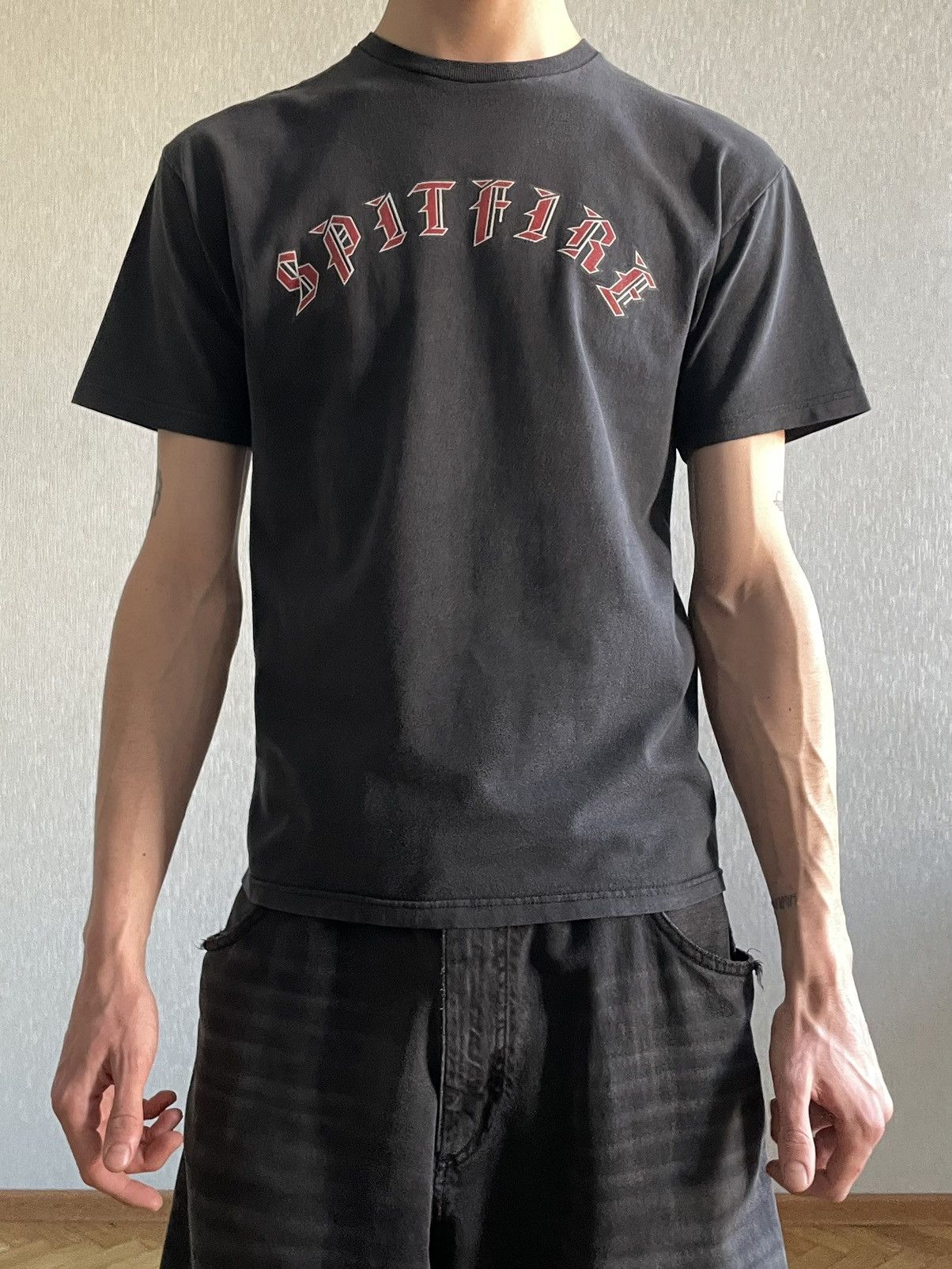 Spitfire 2000s Spitfire x Huf: A Sunfaded T-Shirt Size US M / EU 48-50 / 2 - 4 Thumbnail