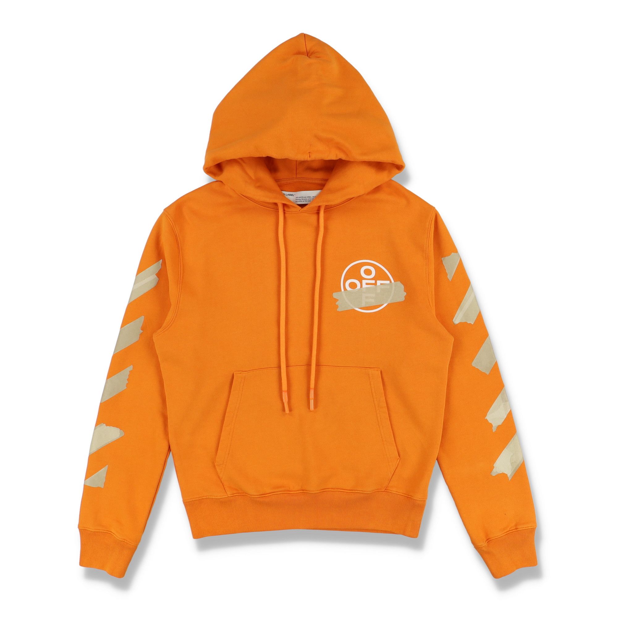 Off-White Orange Tape Arrows Logo Hoodie Size XXS / US 00 / IT 34 - 5 Thumbnail