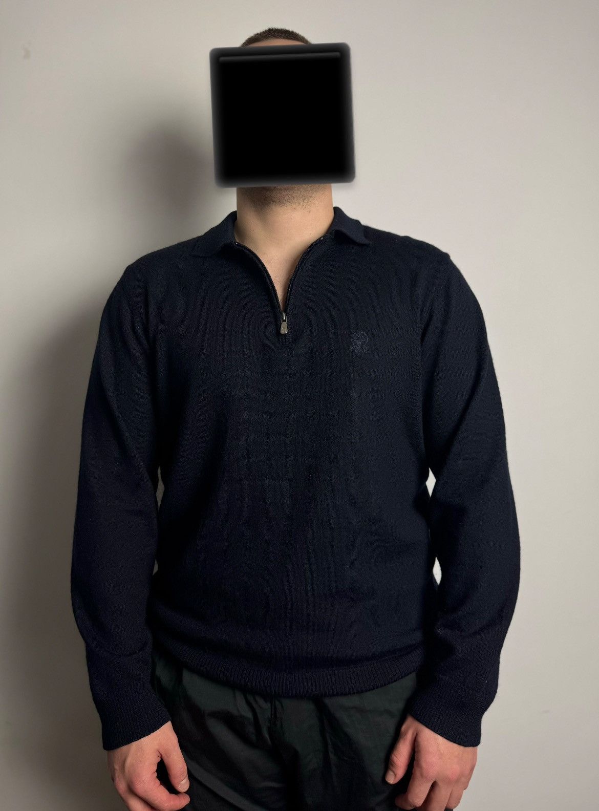Brunello Cucinelli Brunello Cucinelli Wool Pullover Zip Old Money L Size Size US L / EU 52-54 / 3 - 2 Thumbnail