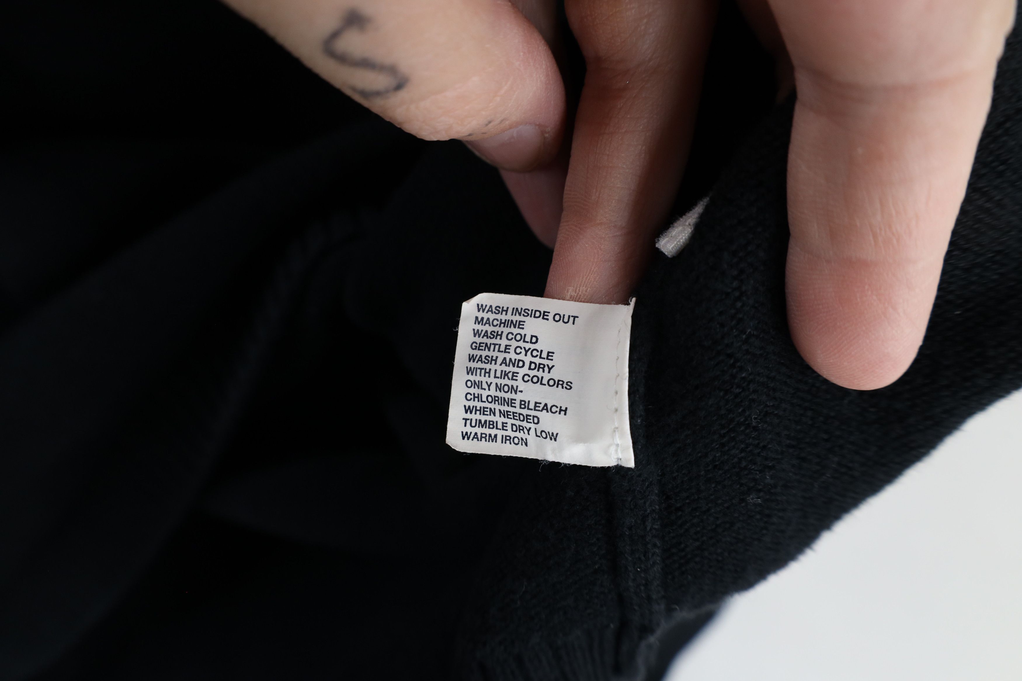 Gap × Vintage Vintage Gap Cotton Ribbed Knit Turtleneck Sweater Black Size XL / US 12-14 / IT 48-50 - 6 Thumbnail
