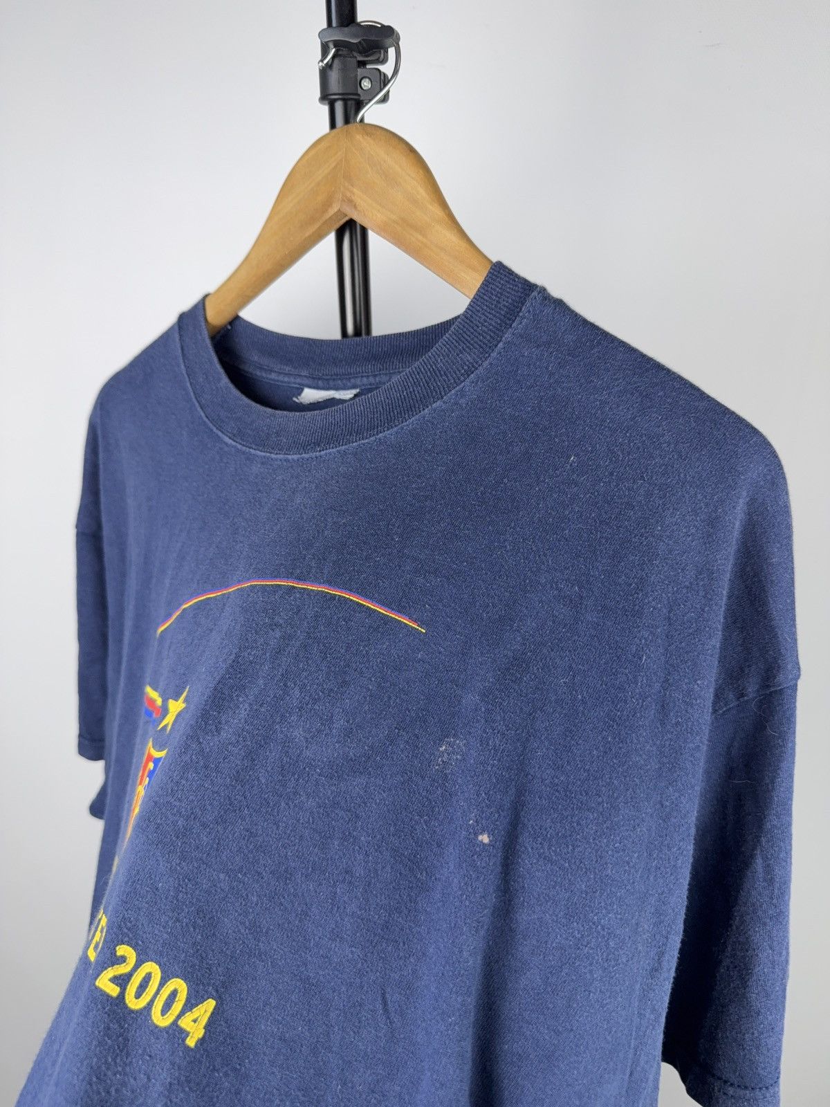 Vintage Vintage 00s FC Basel Schweizermeister 2004 Soccer T Shirt Size US XL / EU 56 / 4 - 8 Thumbnail