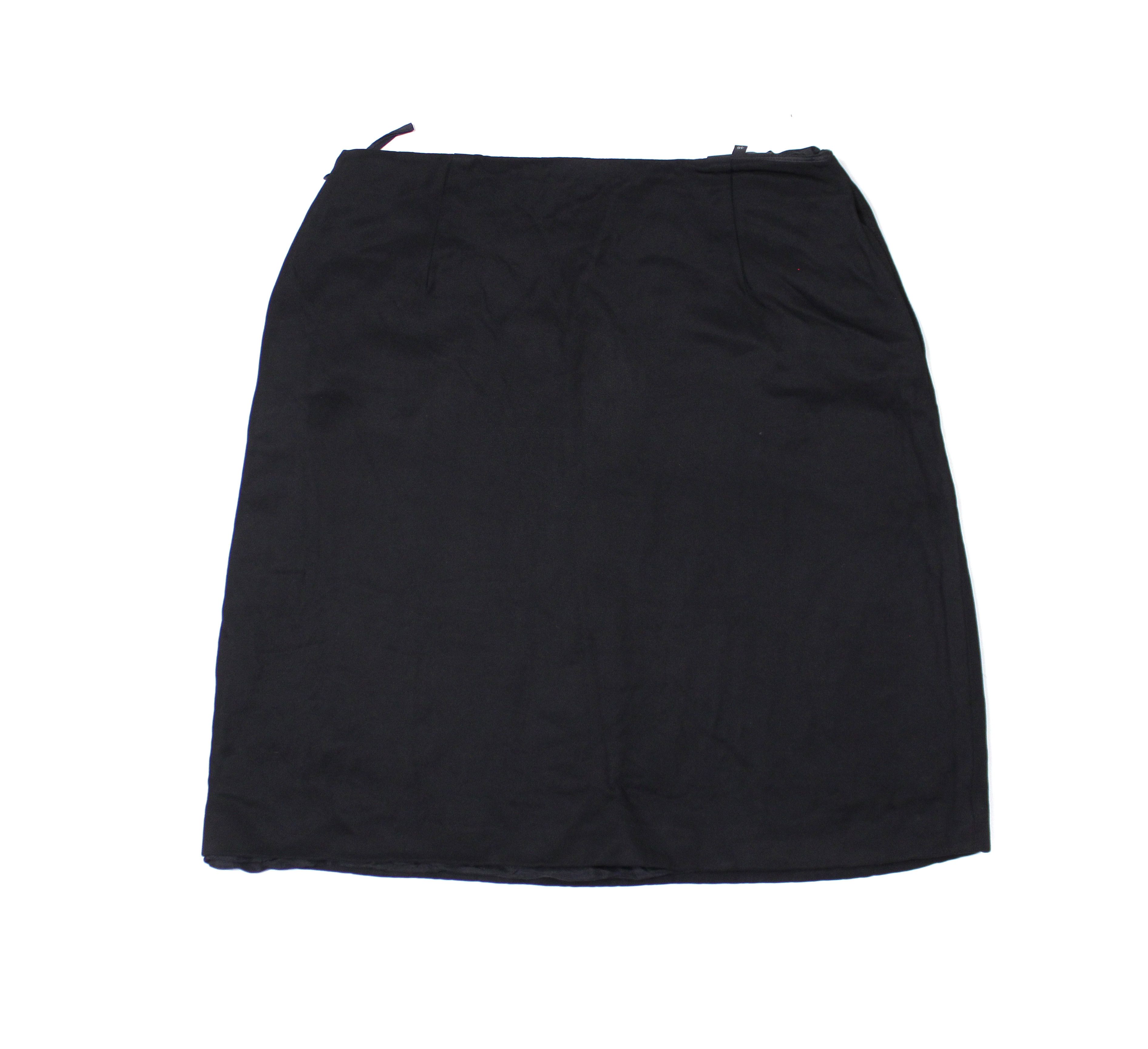 Prada Mainline Viscose Dress Skirt Size 32" / US 10 / IT 46 - 2 Thumbnail