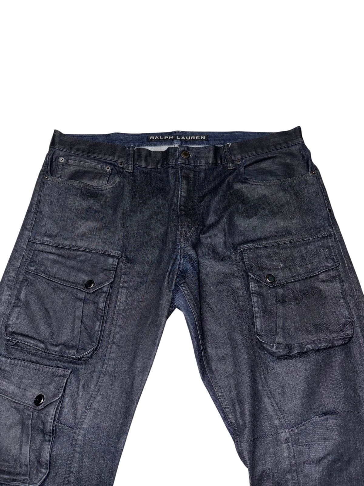Ralph Lauren Black Label 38x34 Ralph Lauren Black Label Courier Cargo Pants Waxed vtg Size US 38 / EU 54 - 6 Thumbnail