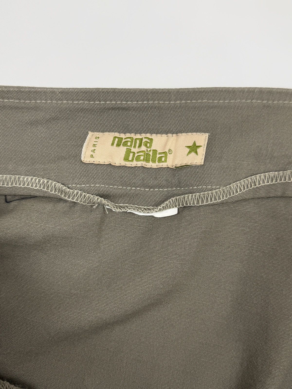 Vintage Y2K Vintage Nana Baila Paris Military Bondage Mini Skirt Size 30" / US 8 / IT 44 - 3 Thumbnail
