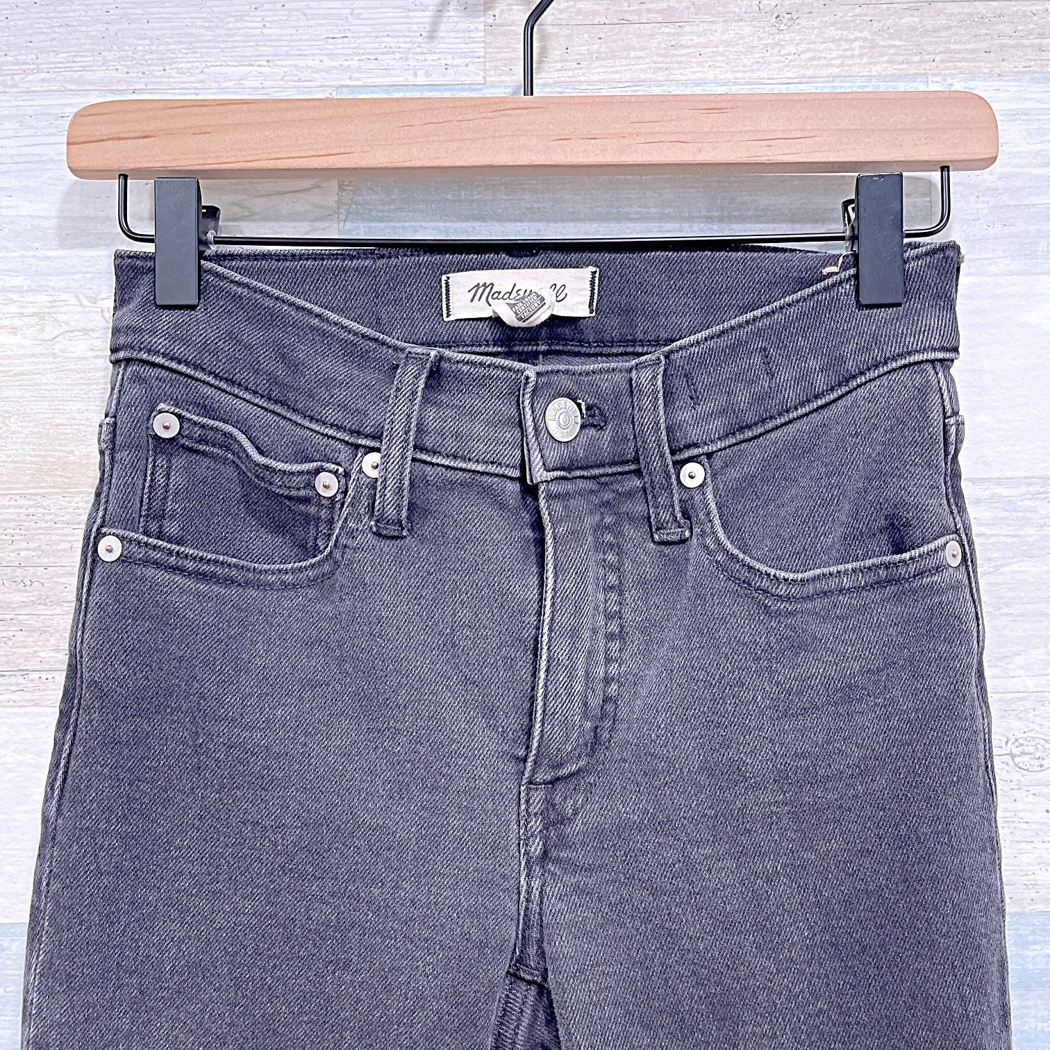 Madewell Madewell Cali Demi Boot Jeans Faded Black Starkey Womens 25P Size 25" / US 0 / IT 36 - 2 Thumbnail