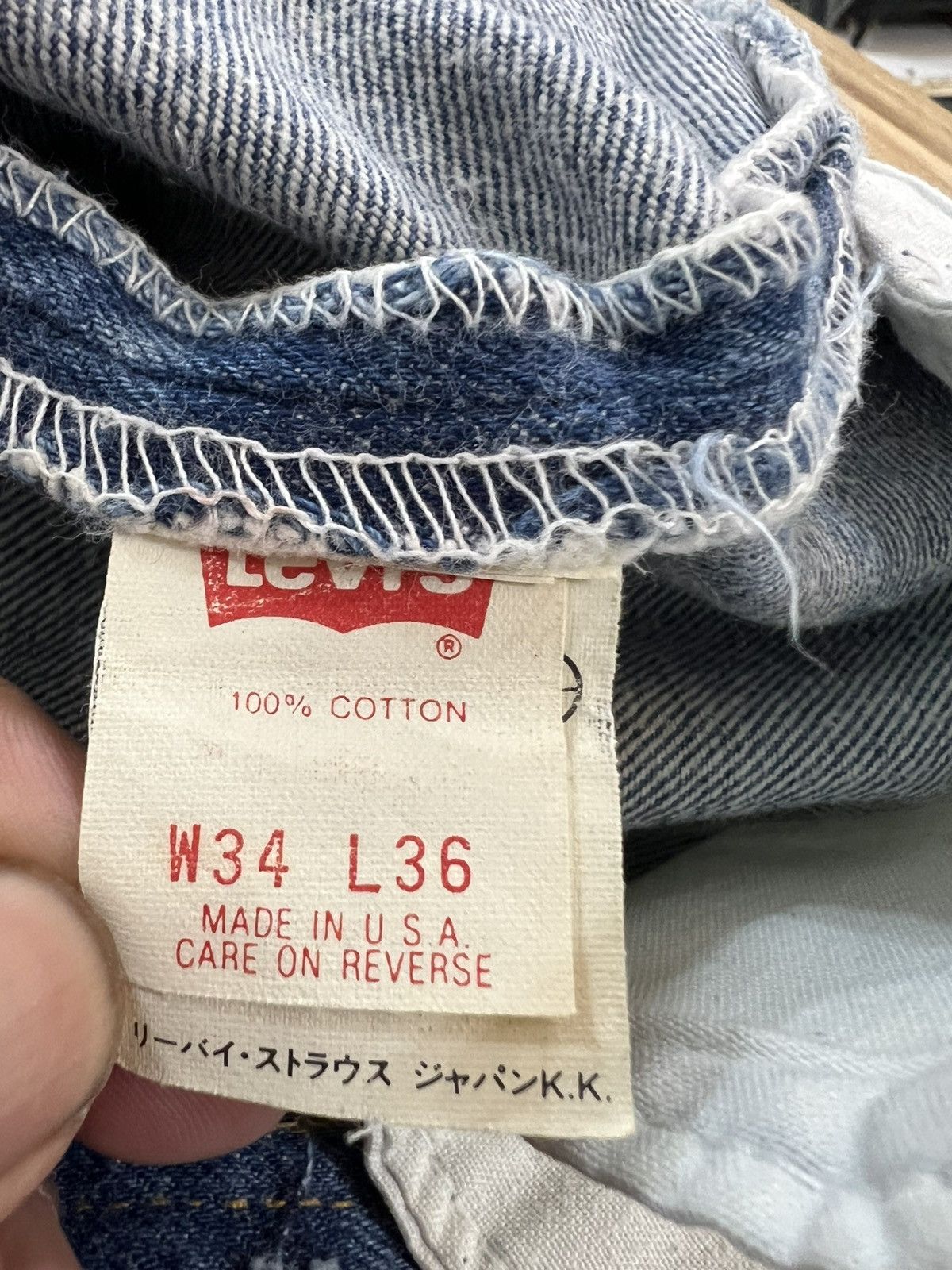Levi's Vintage 90’s Levis 501 Small e Non Selvedge Denim Jeans Size US 32 / EU 48 - 8 Thumbnail