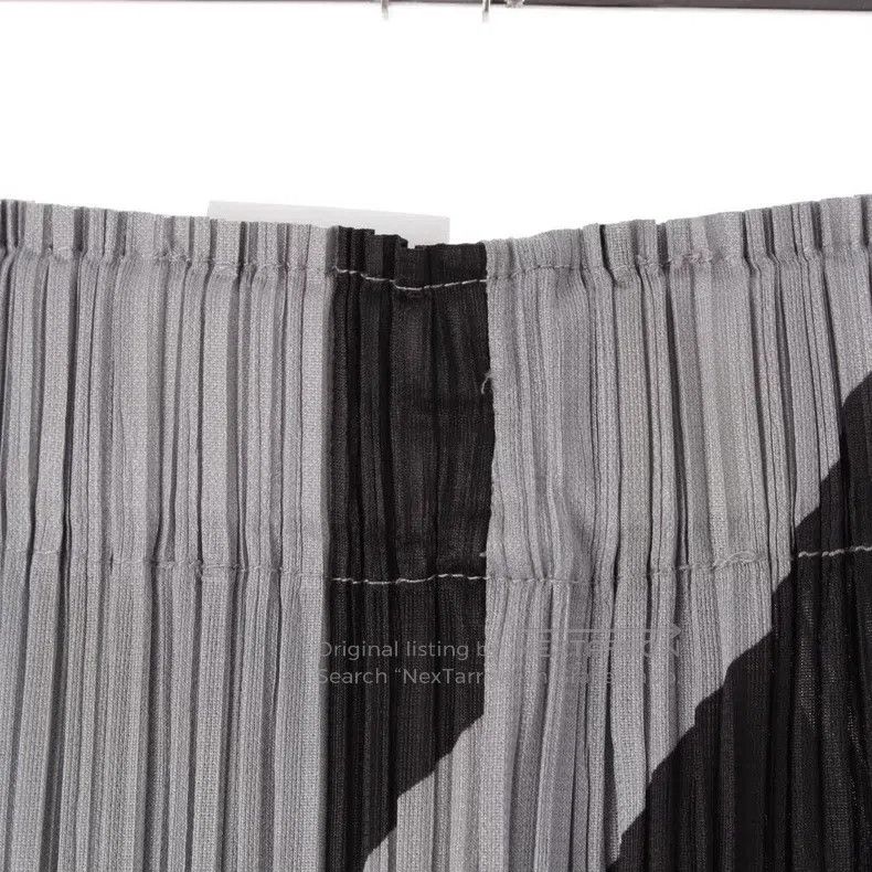 Issey Miyake Issey Miyake size:5 Lightning Print Wide-Leg Pants Size 22" - 4 Thumbnail