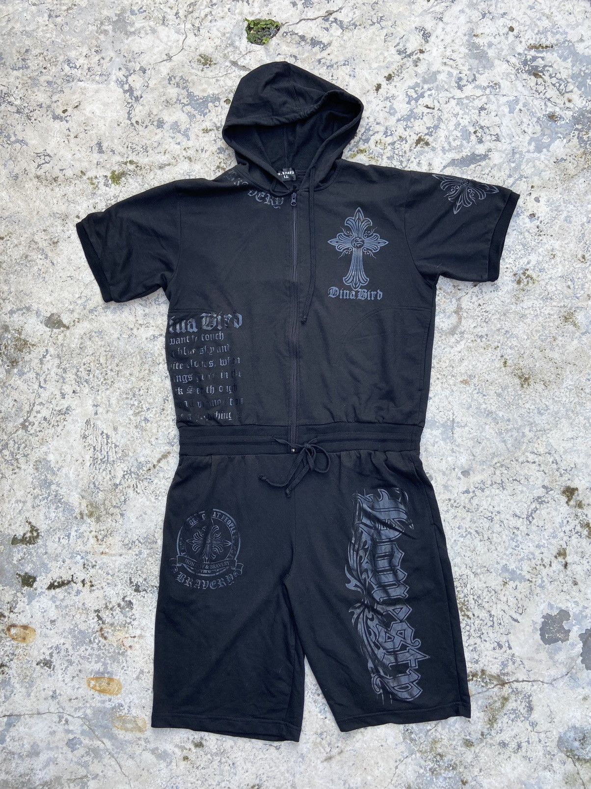 If Six Was Nine 💥 binding over 💥M.beard overal short pant with hoodie ifsix Size US XL / EU 56 / 4 - 3 Thumbnail