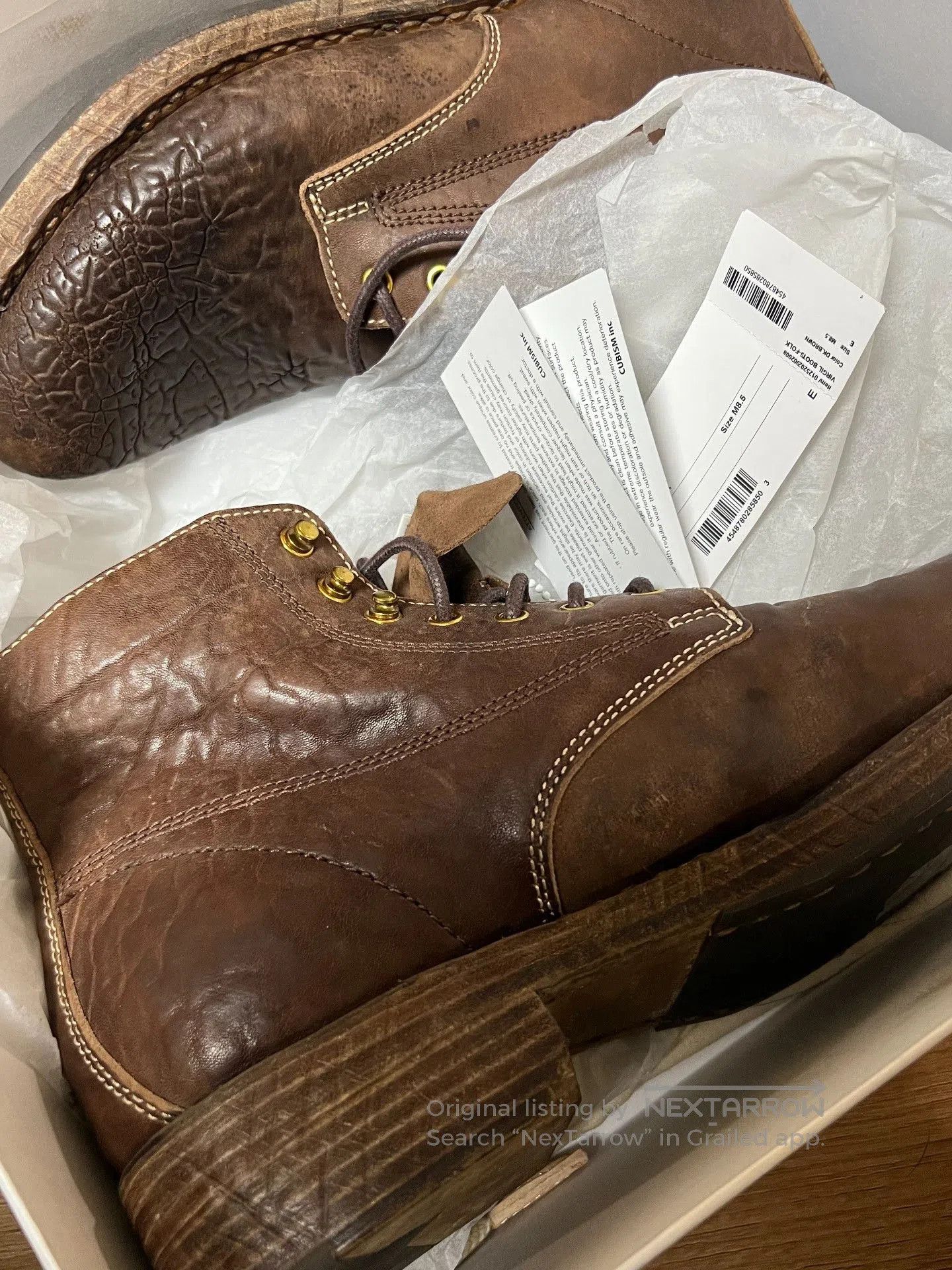 Visvim VISVIM 25AW VIRGIL BOOTS FOLK. Size US 8.5 / EU 41-42 - 3 Thumbnail