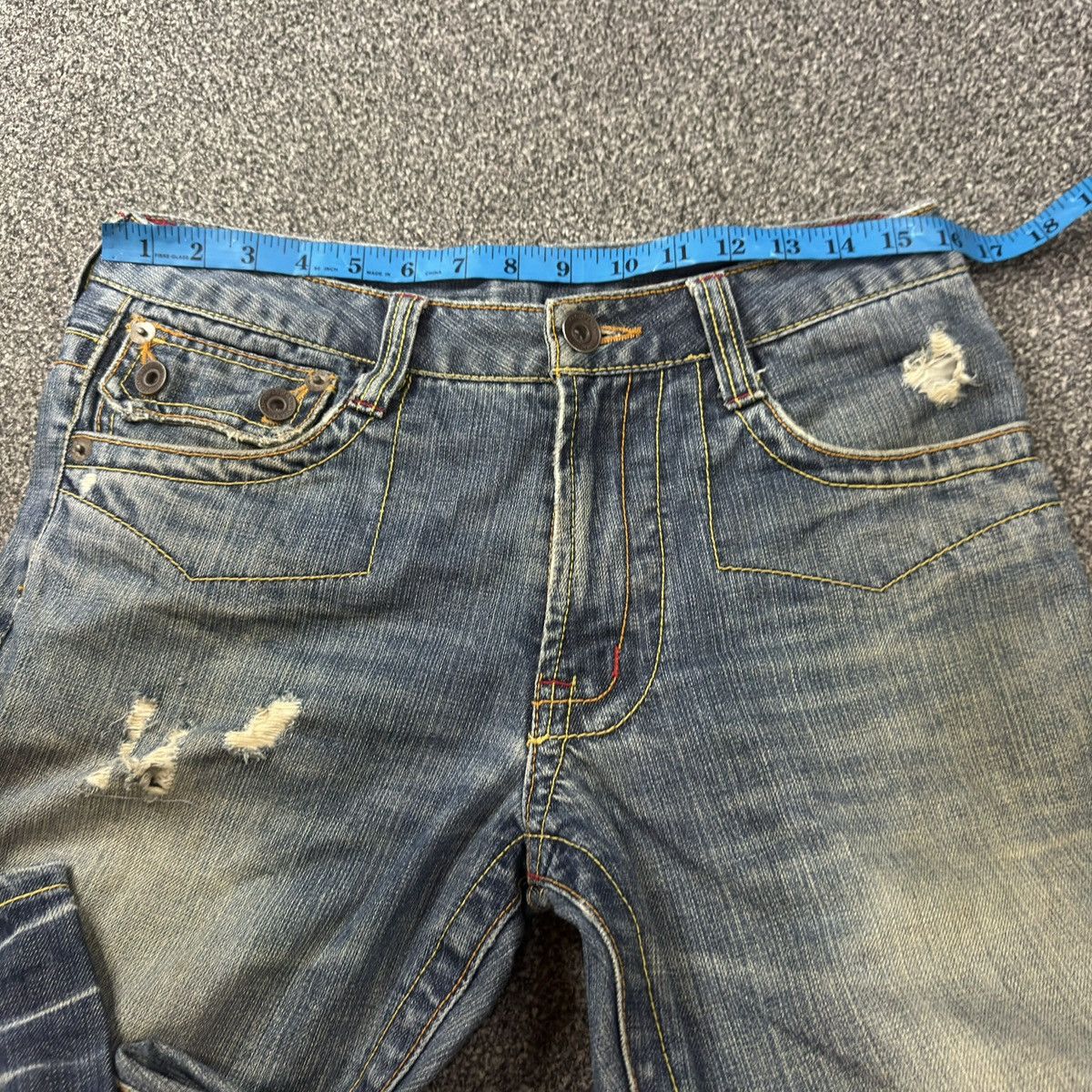 14th Addiction 🔥🇯🇵 Flared Vintage 90s HR Thrashed Washed Hysteric Style Size US 32 / EU 48 - 16 Thumbnail