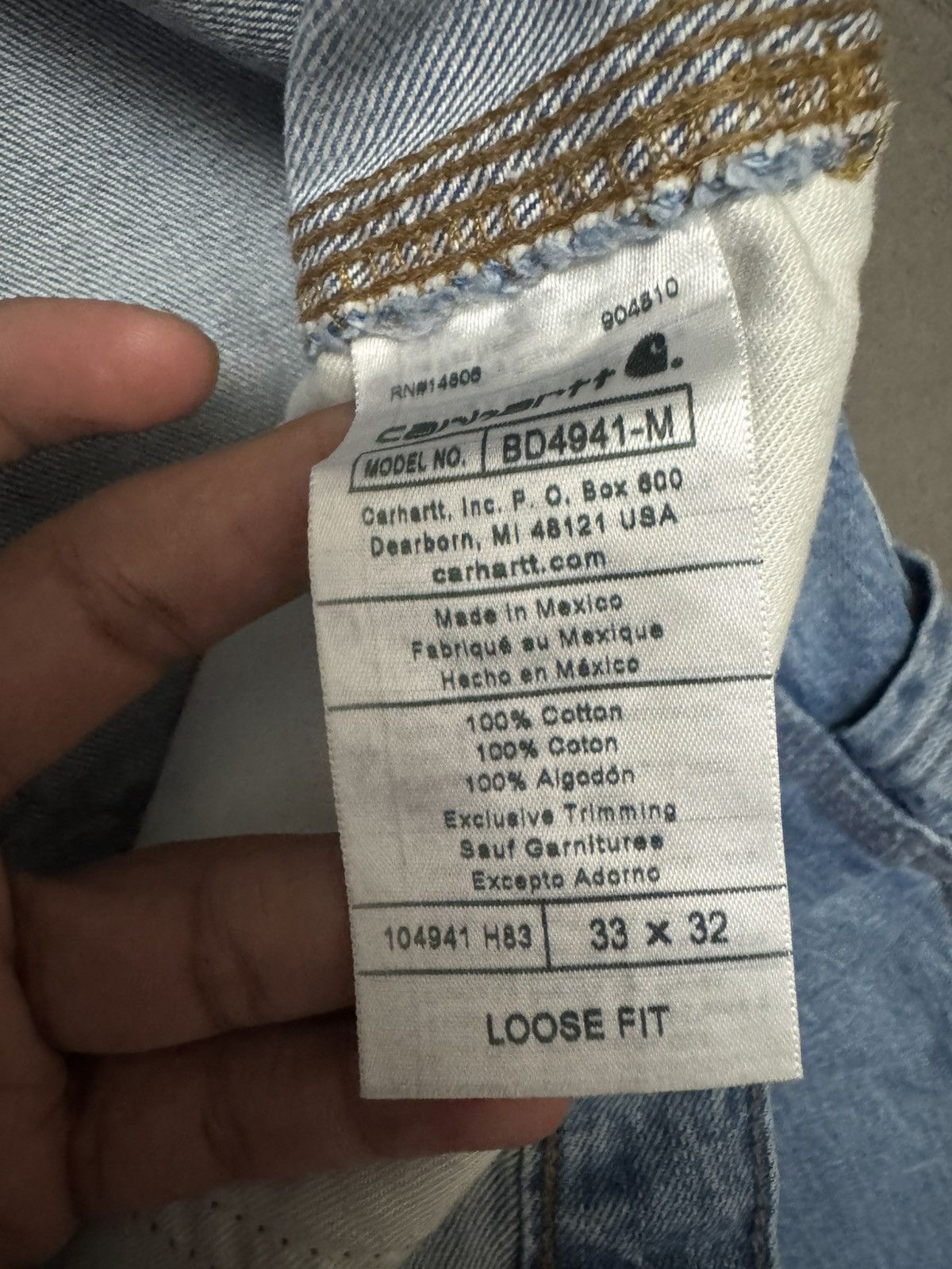 Carhartt Carhartt jeans Size US 33 - 4 Thumbnail
