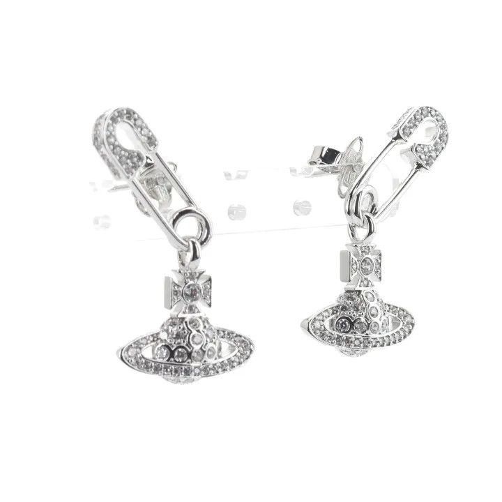 Vivienne Westwood Vivienne Westwood Lucrece Crystal Brooch Earrings -2507 Size ONE SIZE - 1 Thumbnail