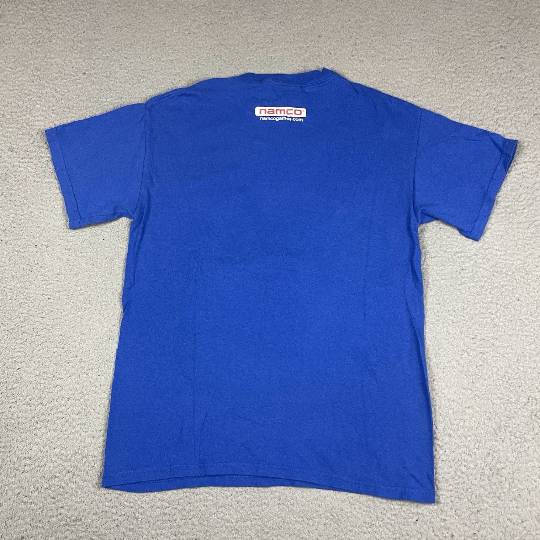 Vintage VINTAGE Pac Man T-Shirt Mens M Blue 90s Cartoon Video Game Funny Sports Pac Man Kart Rally TV Promo Rare M Size US M / EU 48-50 / 2 - 5 Thumbnail