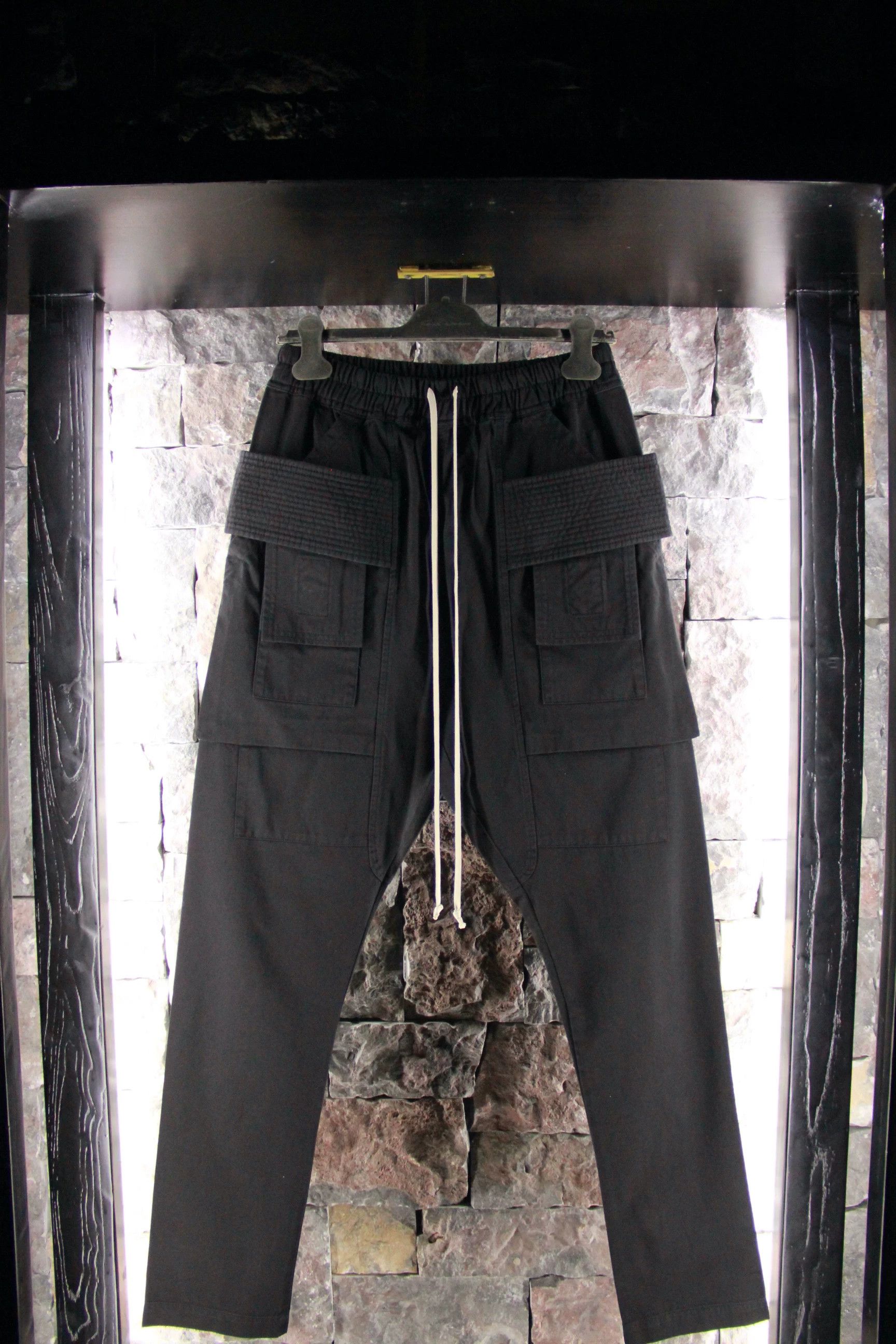 Rick Owens Rick Owens Black Casual Pants Men 28 Size US 28 / EU 44 - 1 Thumbnail