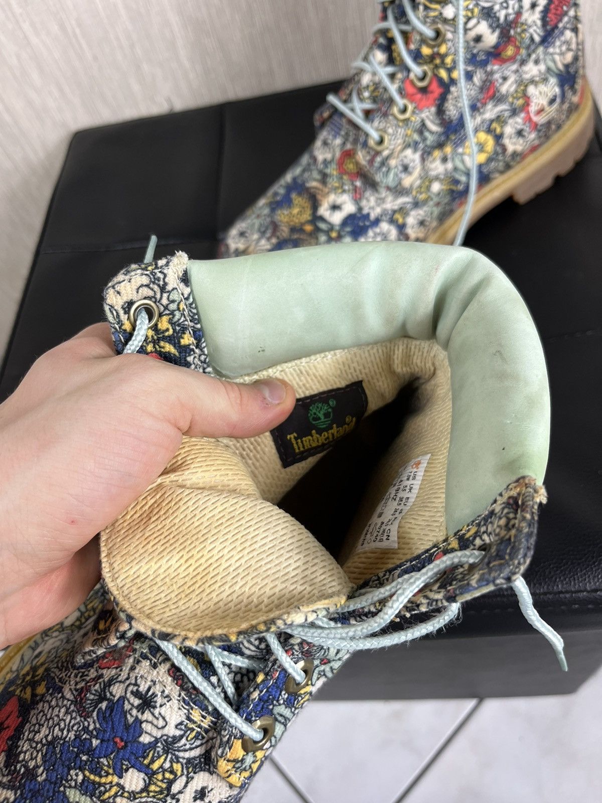 Timberland × Vintage Timberland floral boots shoes full all over print Size US 7.5 / IT 37.5 - 21 Thumbnail