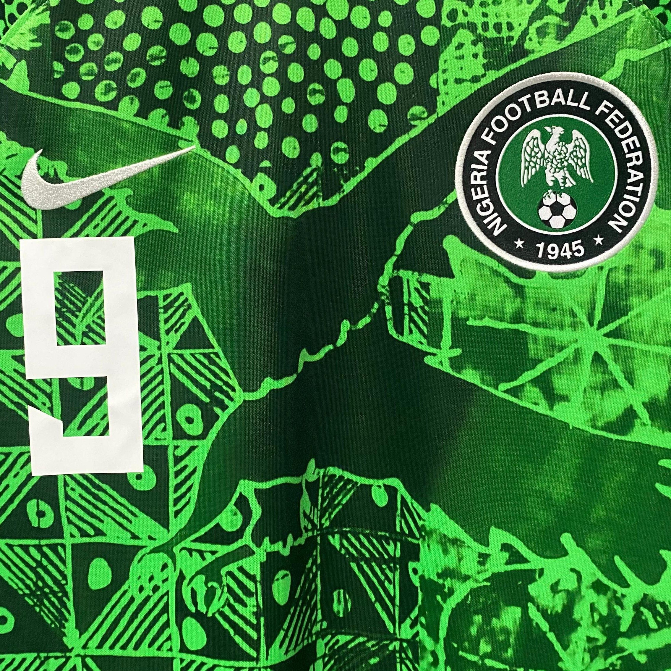 Nike Nigeria Afcon 2024 Home Jersey Victor Osimhen Size US M / EU 48-50 / 2 - 3 Thumbnail