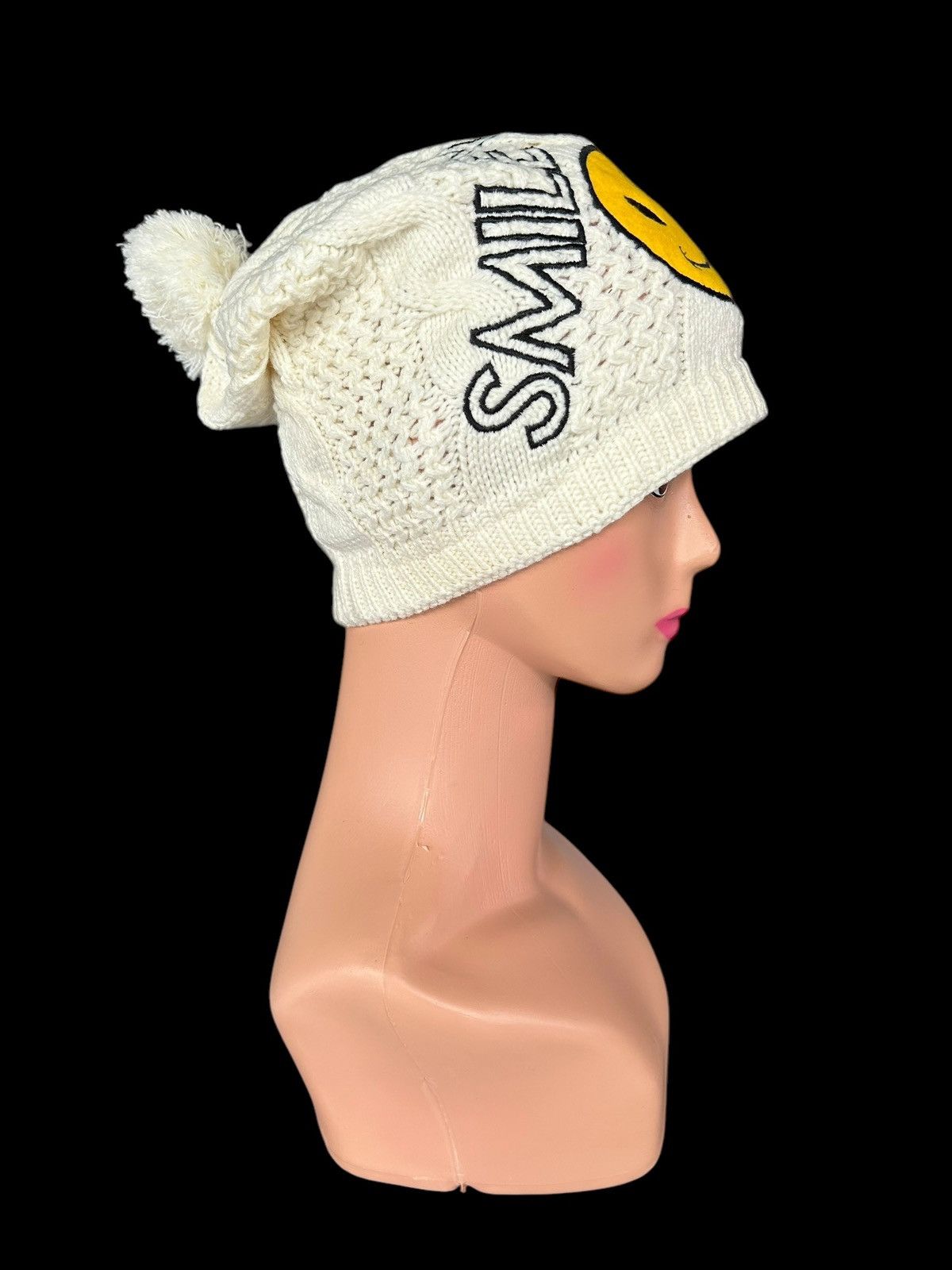 Japanese Brand × Kapital Japanese Smile Like Kapital knitted Beanie Hats Size ONE SIZE - 2 Thumbnail