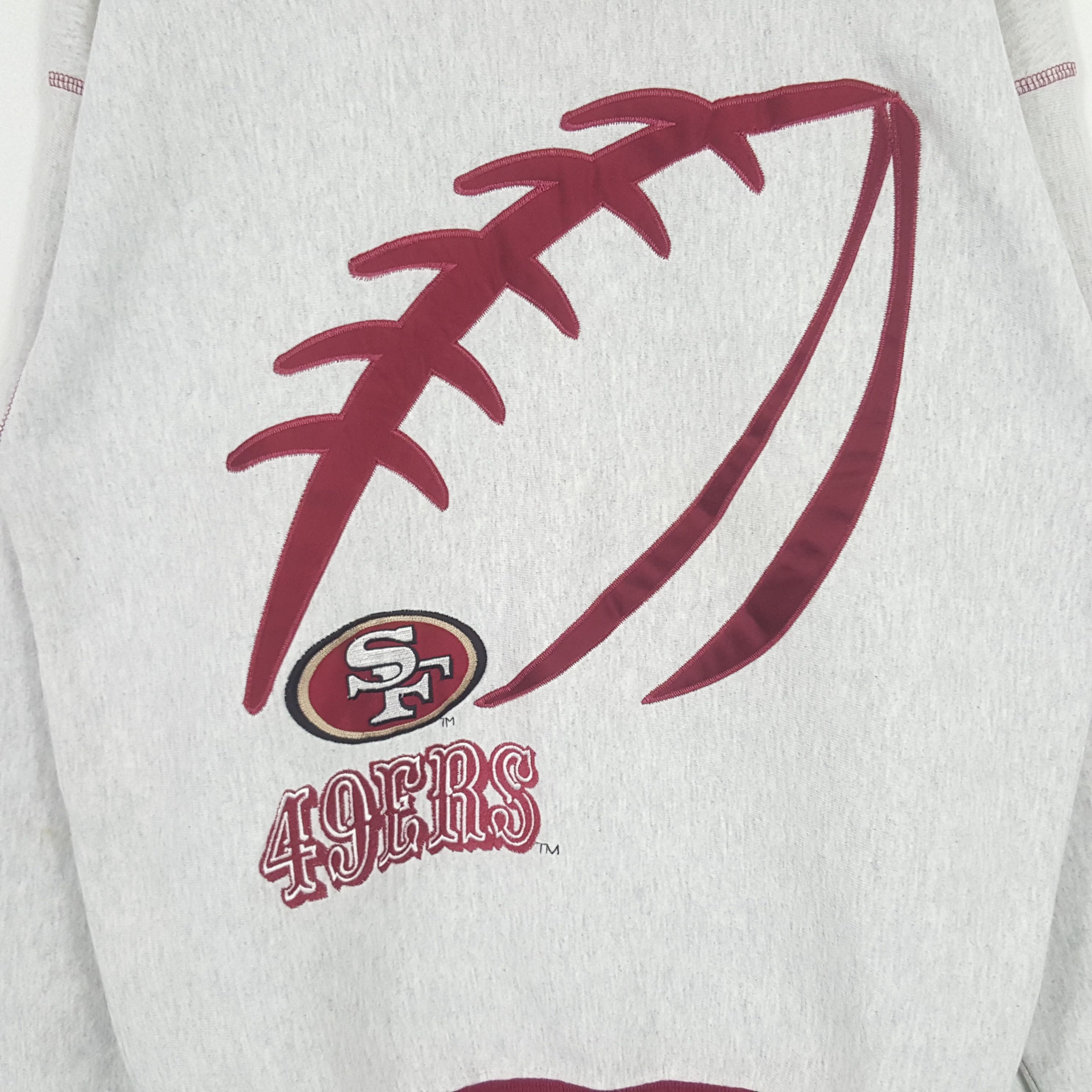 NFL × Vintage Vintage San Francisco 49ERS Football Team Sweatshirt Size US M / EU 48-50 / 2 - 2 Thumbnail