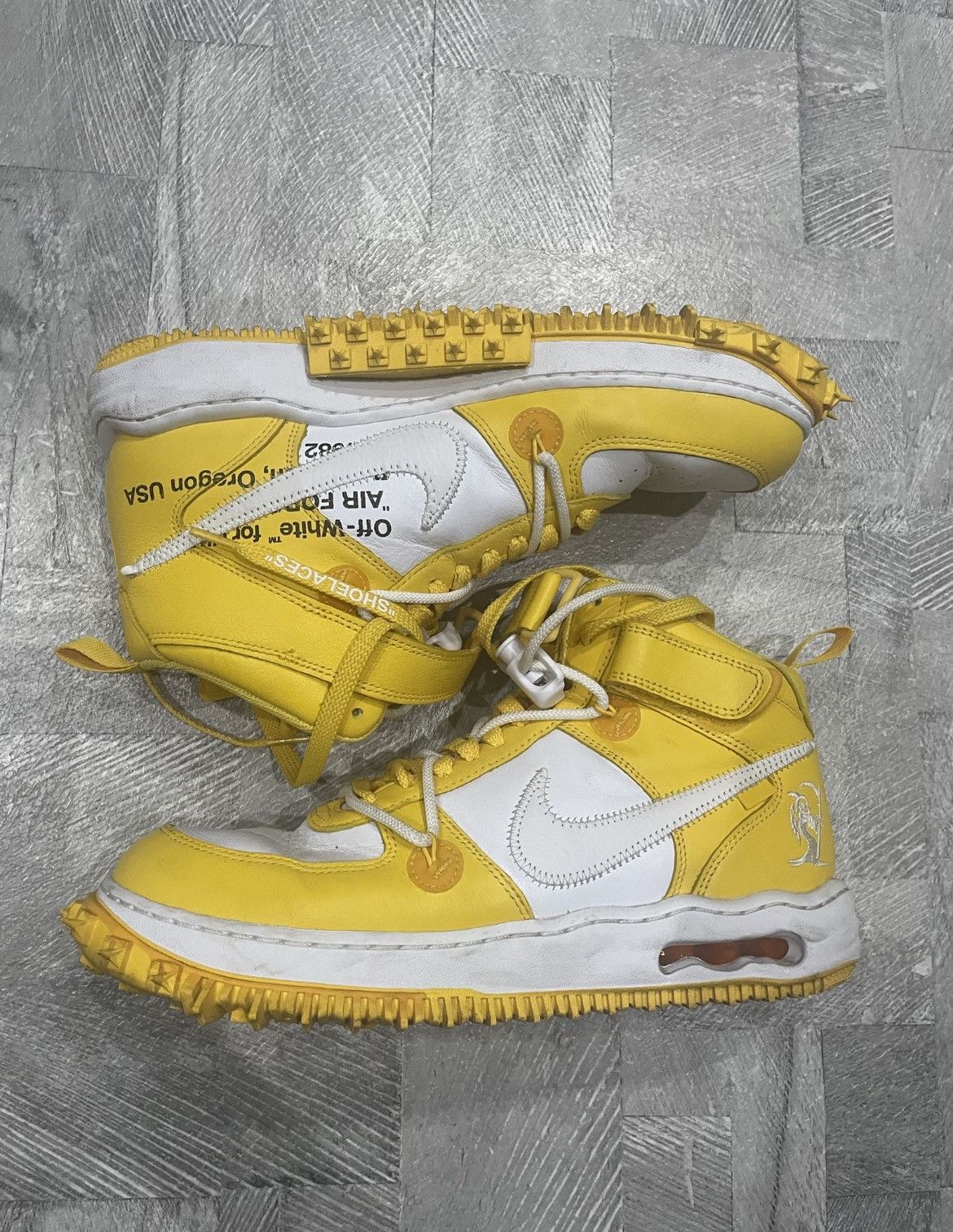 Nike × Off-White Nike off-white af1 mid shoes Size US 10 / EU 43 - 1 Thumbnail