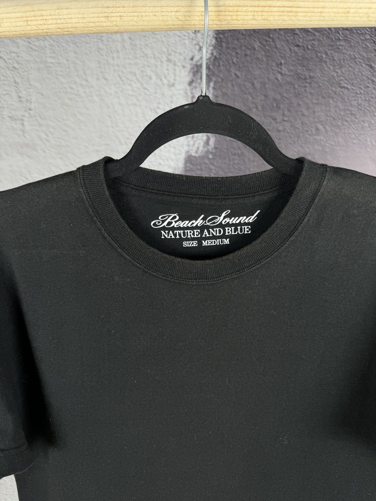 If Six Was Nine × Japanese Brand × Vintage Beach Sound nature and blue vintage black basic tee shirt Size US M / EU 48-50 / 2 - 4 Thumbnail