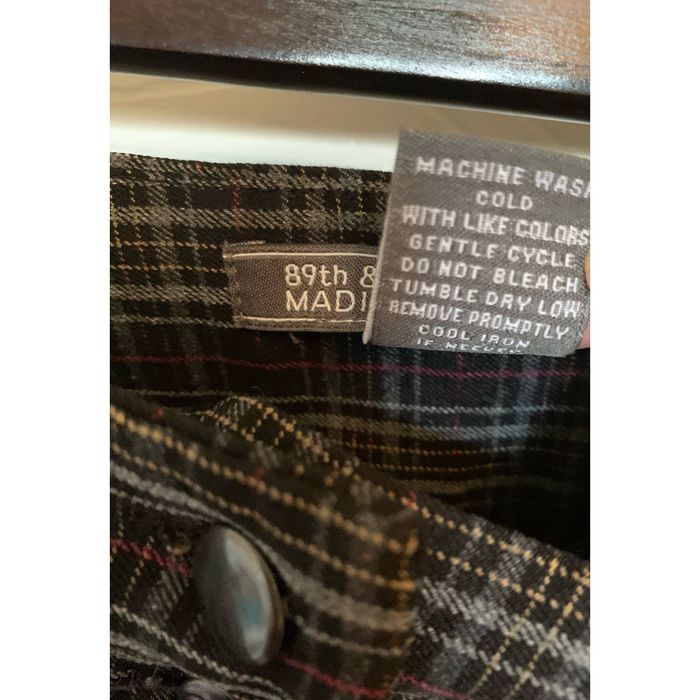 89th and madison plaid on sale pants