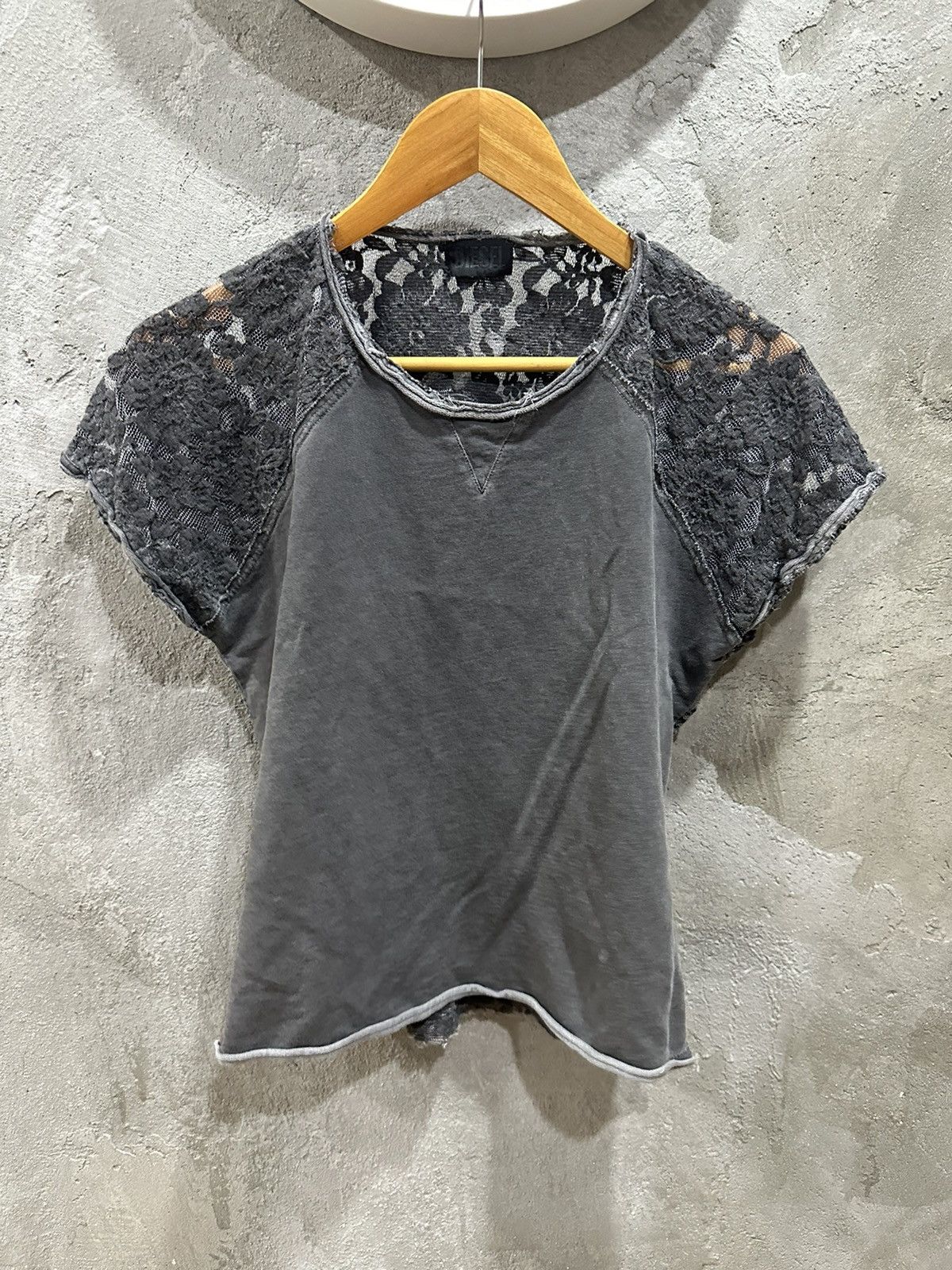 Diesel Diesel 3D Flower Lace Tee Size US XS / EU 42 / 0 - 1 Thumbnail