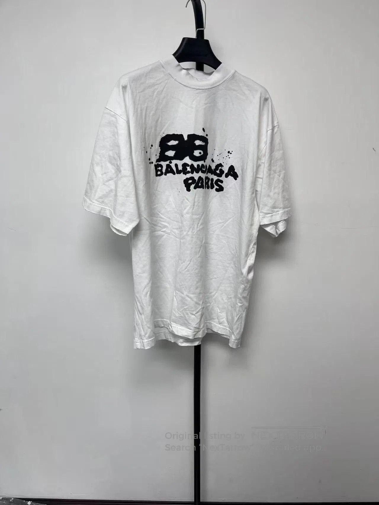 Balenciaga Balenciaga Men's Logo Print Crewneck T-Shirt. Size US S / EU 44-46 / 1 - 1 Thumbnail
