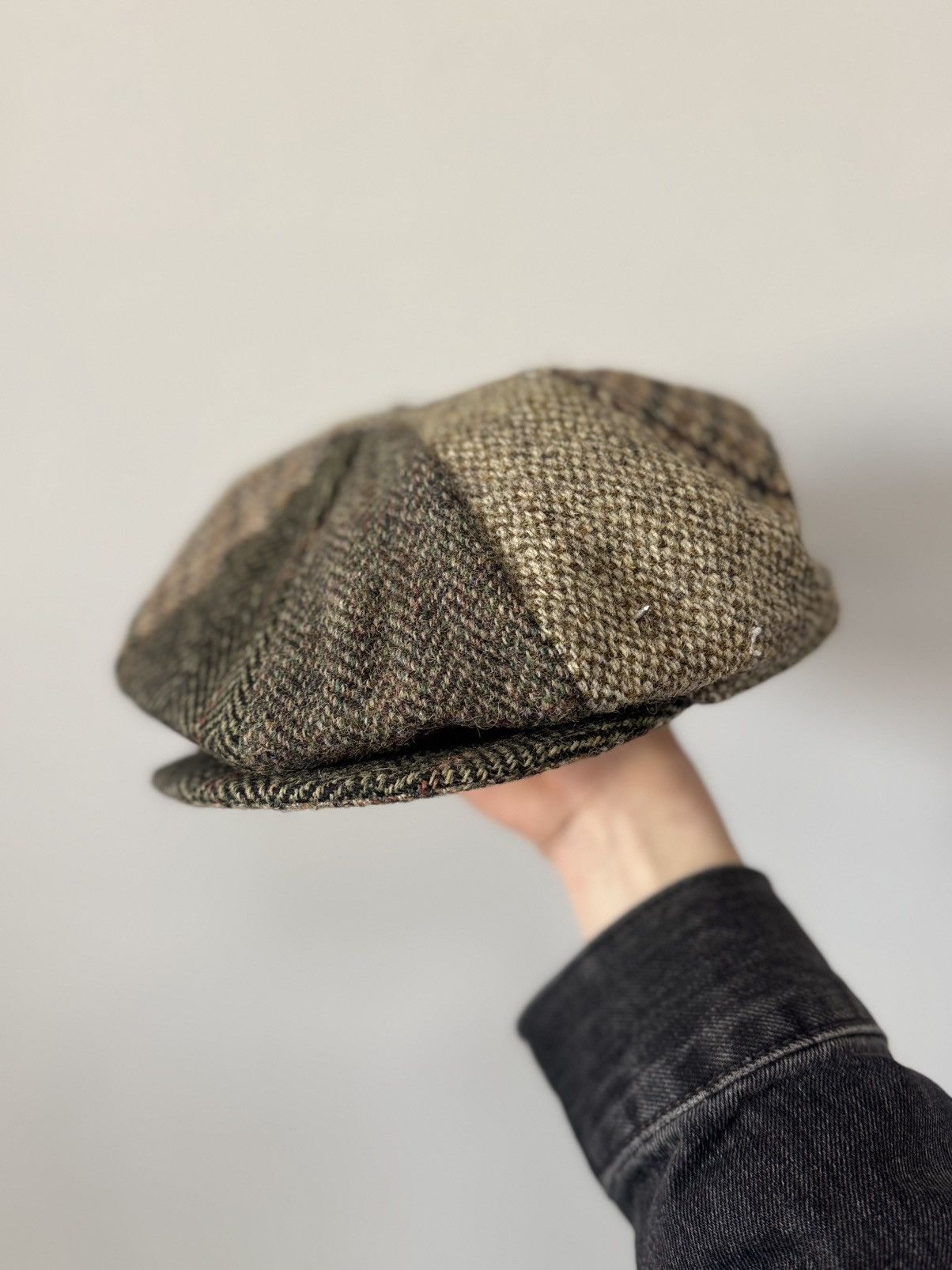 Harris Tweed Harris Tweed Style Hat Wool Flat Cap Made in Scotland size M Size ONE SIZE - 1 Thumbnail