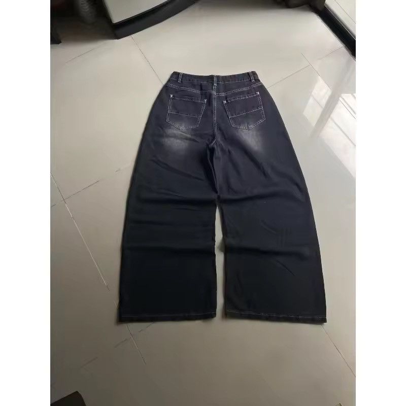 Japanese Brand printing baggy jeans y2K harajuku trend Size US 36 / EU 52 - 3 Thumbnail