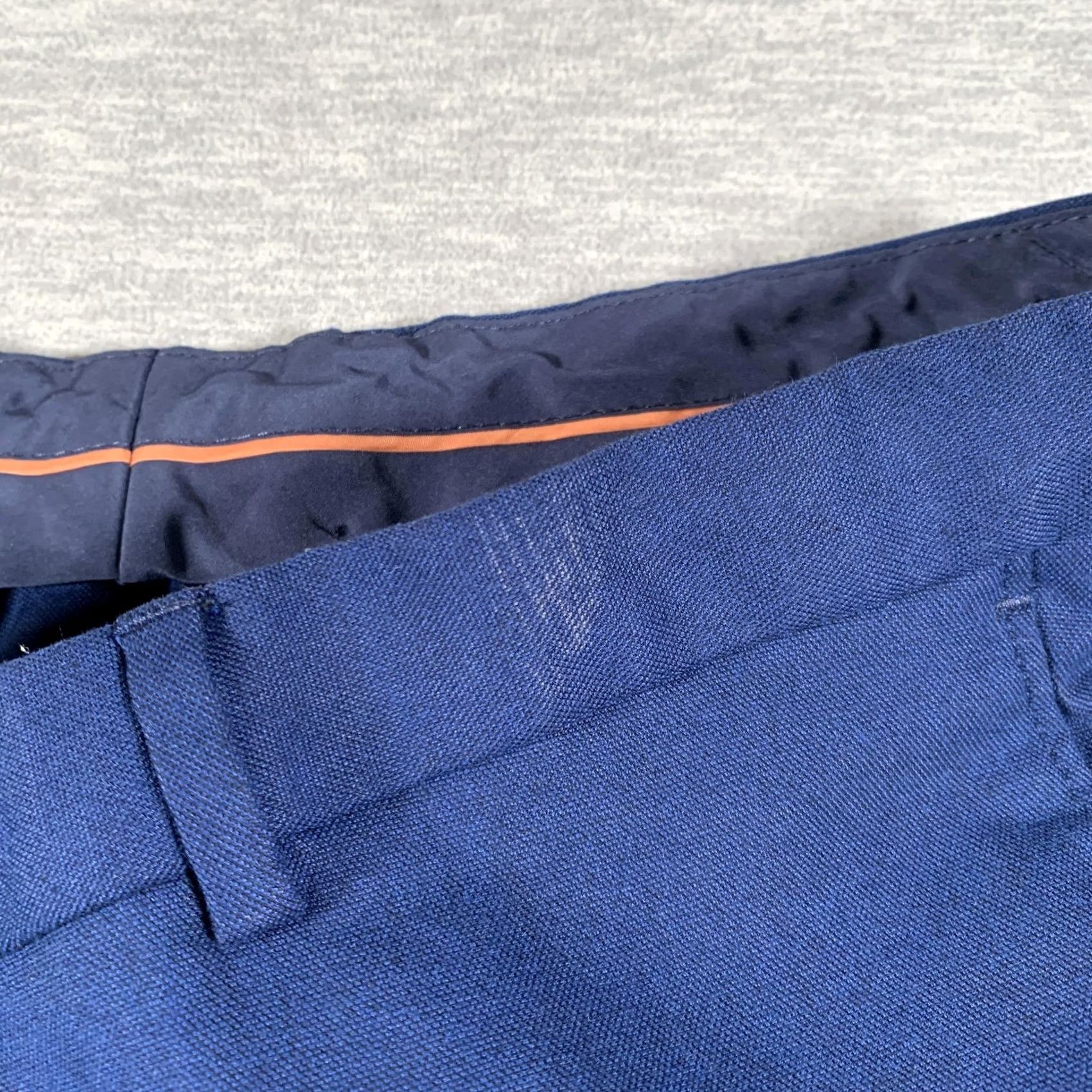 Zara Zara Pants Mens 38x31 Blue Slim Fit Dress Trousers Stretch Casual Office Size US 38 / EU 54 - 5 Thumbnail