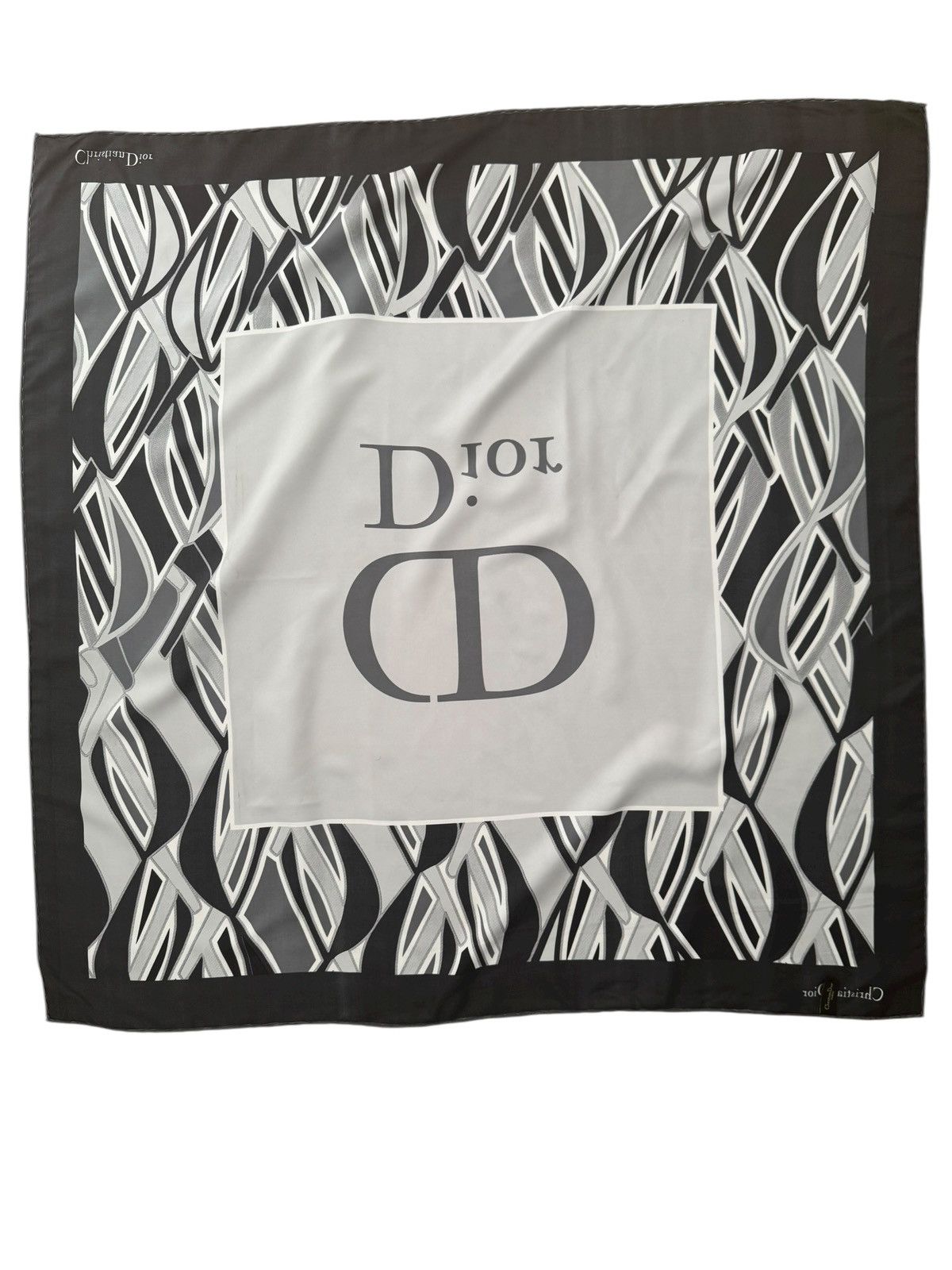 Dior Christian Dior silk scarf Size ONE SIZE - 3 Thumbnail