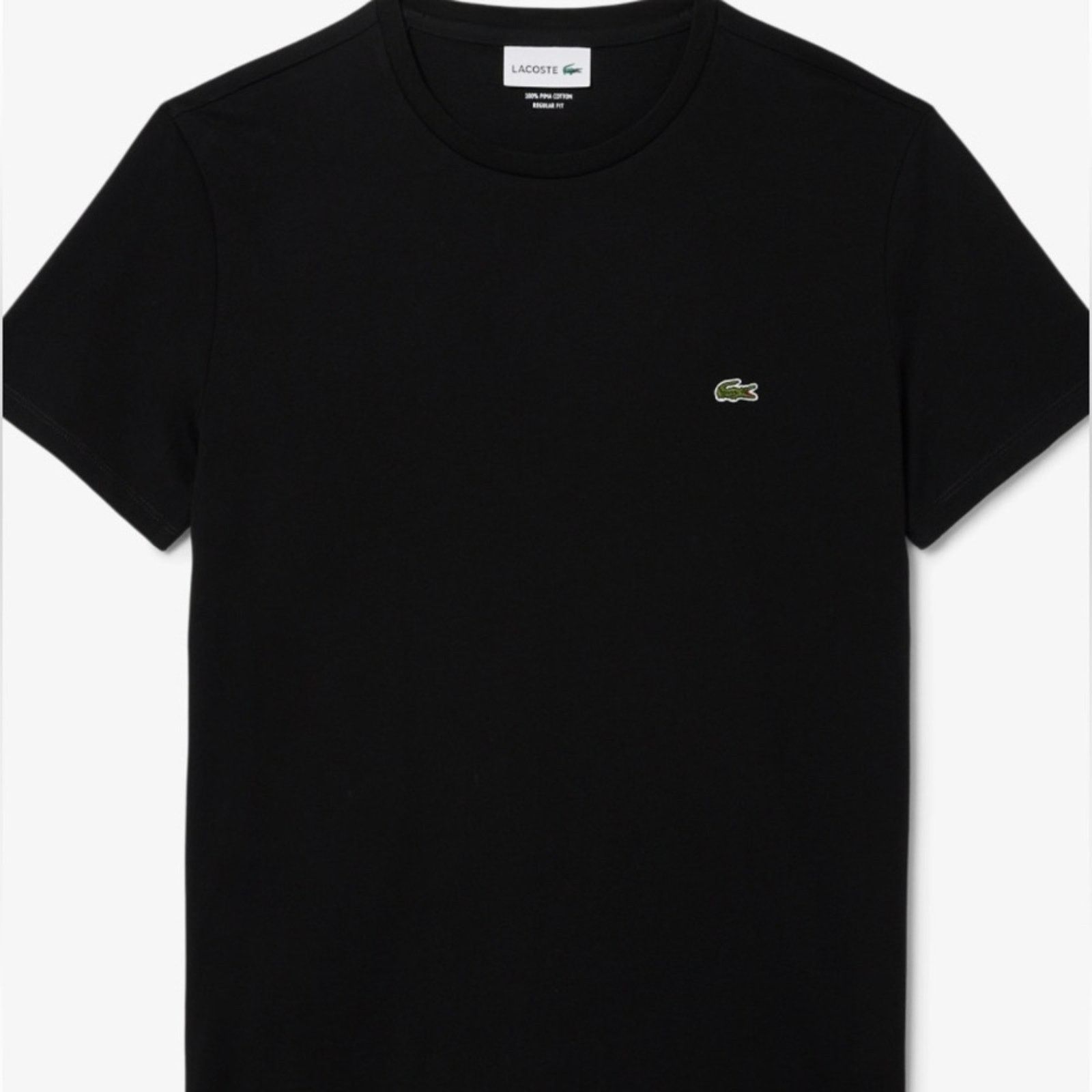 Lacoste Lacoste $60 Black Men's Pima Cotton T-Shirt Small EUC Size US S / EU 44-46 / 1 - 3 Thumbnail