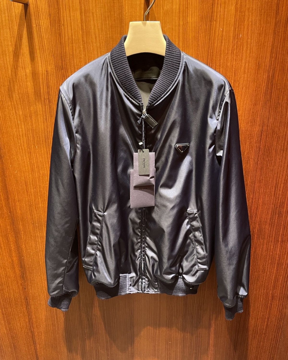 Prada Nylon Bomber Prada Black Bomber Jacket Re-Nylon Bomber Jacket