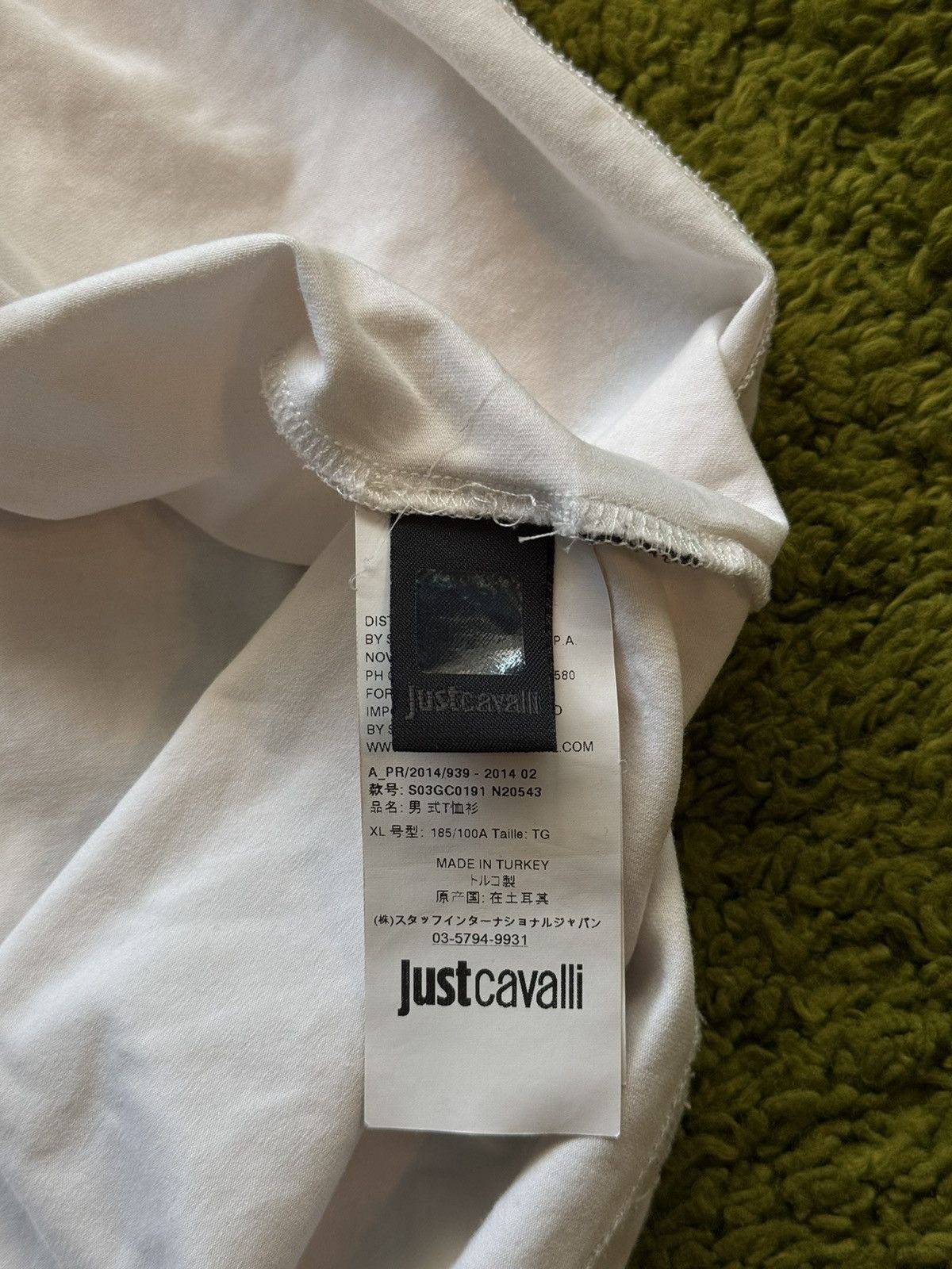 Designer × Just Cavalli × Roberto Cavalli Just Cavalli Y2K graphic t-shirt Size US XL / EU 56 / 4 - 8 Thumbnail