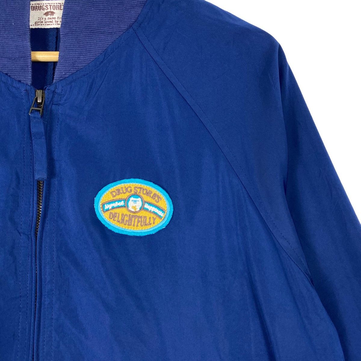 Japanese Brand Drug Store Symbol Of Happines Big Logo Zipper Jacket Size US L / EU 52-54 / 3 - 8 Thumbnail