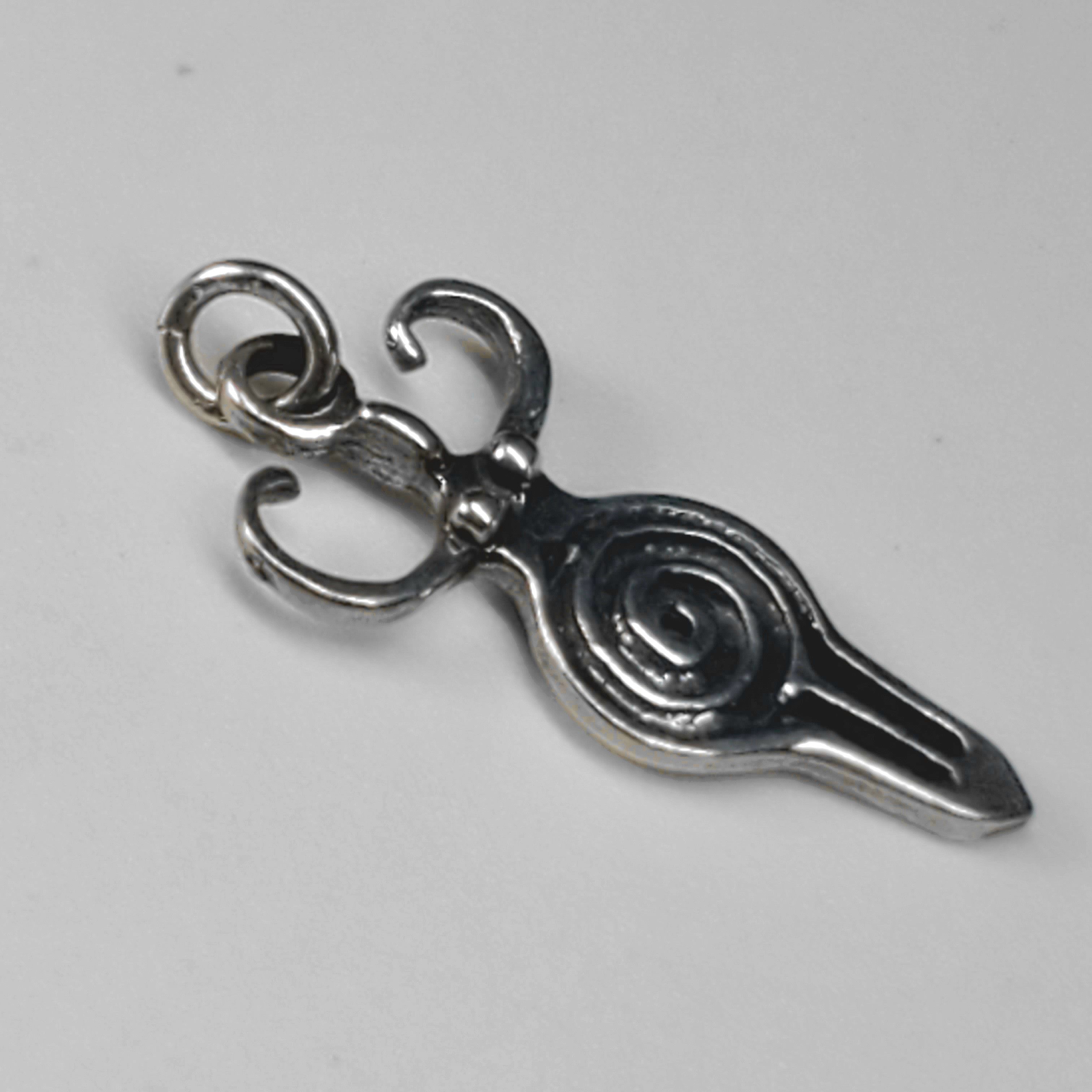 Other Fertility 1" Charm 925 Sterling Silver Feminine Energy Mom Size ONE SIZE - 7 Thumbnail