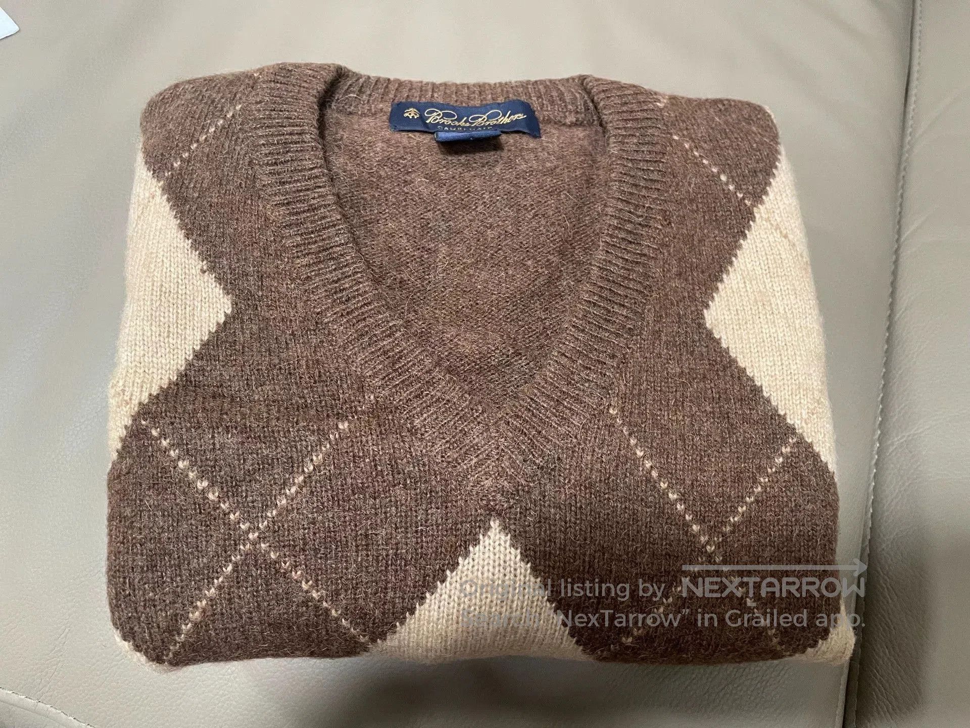 Brooks Brothers Brooks Brothers Men's Camel Hair Sweater S. Size US S / EU 44-46 / 1 - 5 Thumbnail