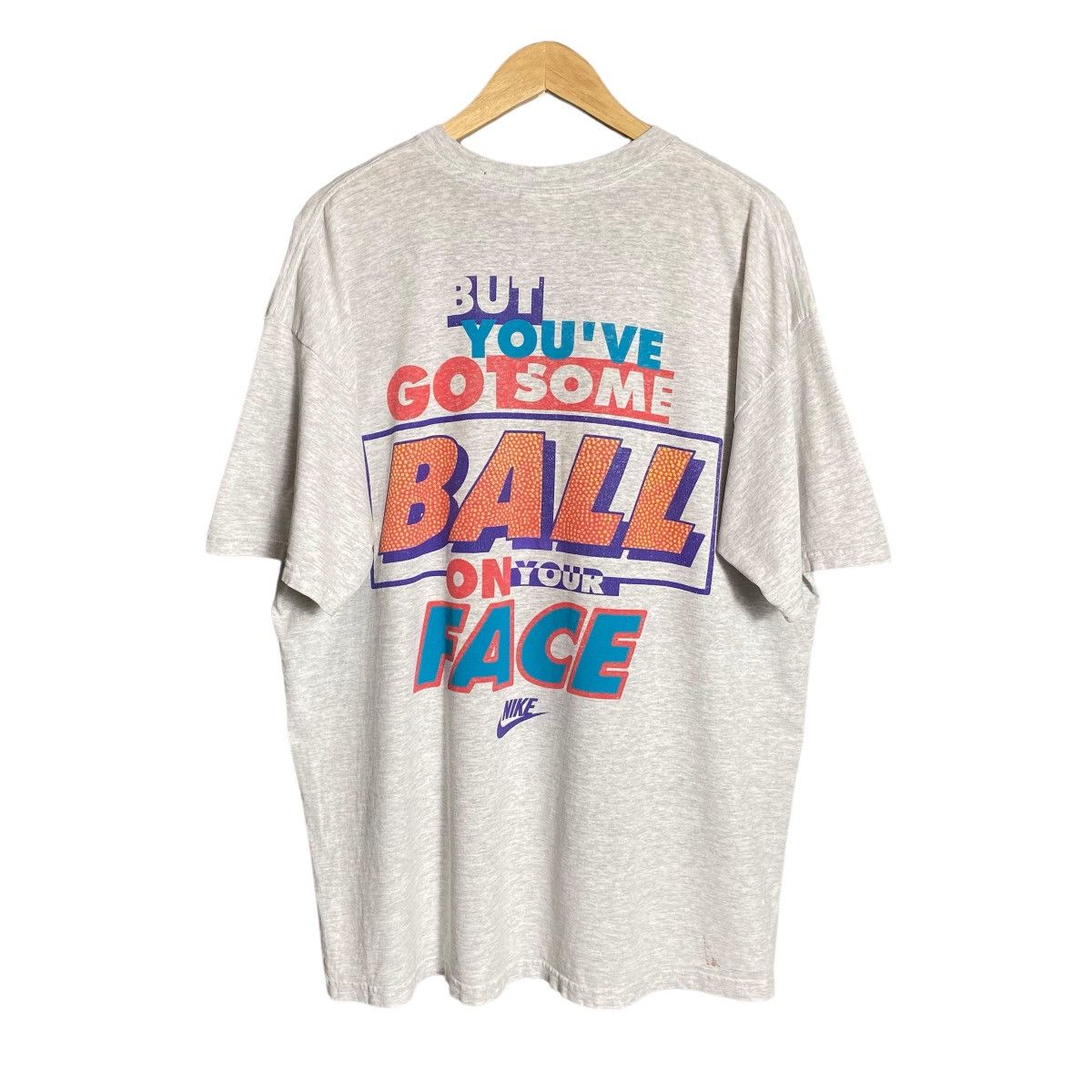 Nike Vintage 90s Nike Swoosh Basketball T-Shirt Size US XL / EU 56 / 4 - 1 Thumbnail