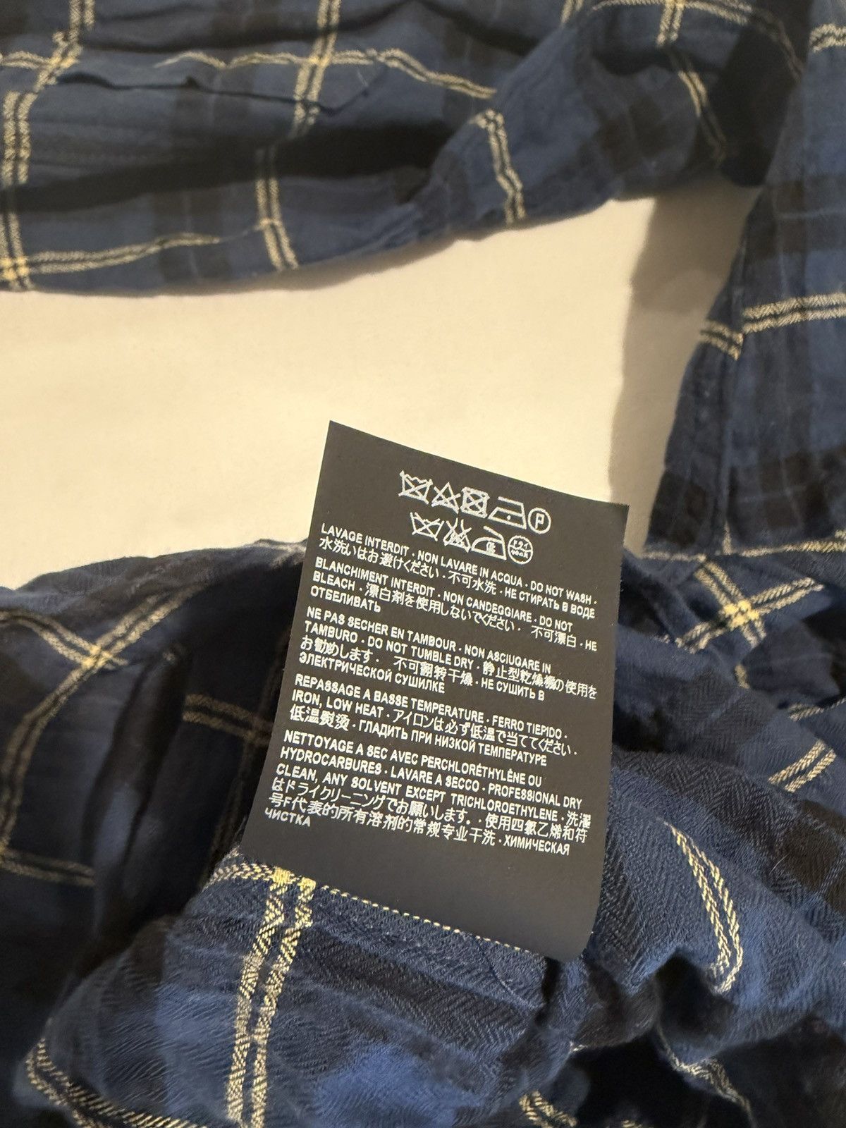 Saint Laurent Paris Saint Laurent mens wrinkle western shirt. XL. $890 Size US XL / EU 56 / 4 - 3 Thumbnail