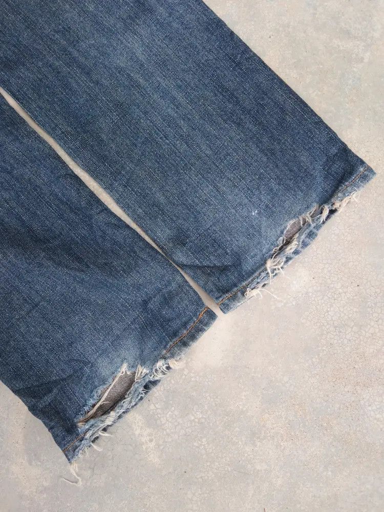 Japanese Brand Vintage Edwin Made In Japan Distressed Jeans 28x30 Size US 28 / EU 44 - 3 Thumbnail